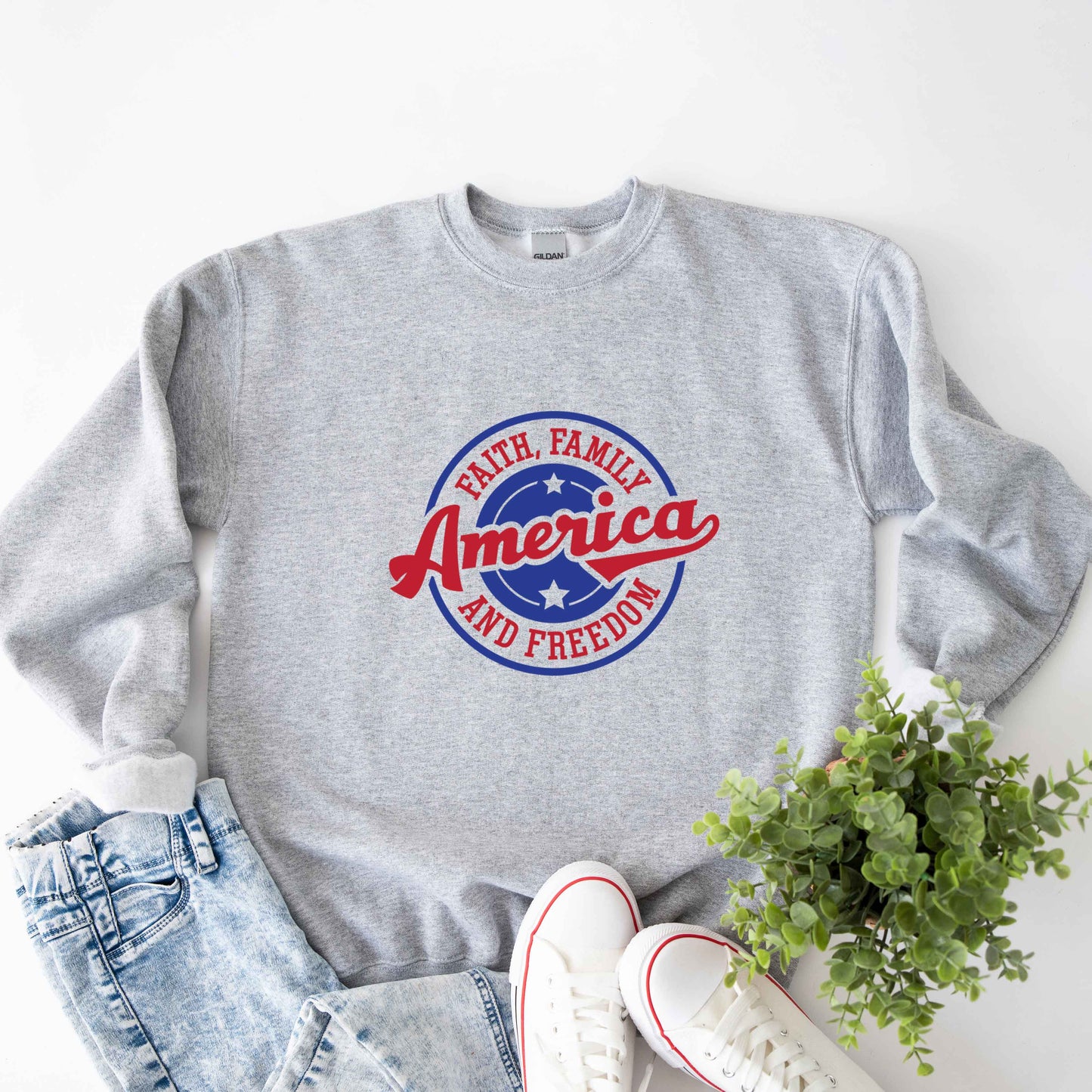 Faith Family Freedom America | Sweatshirt
