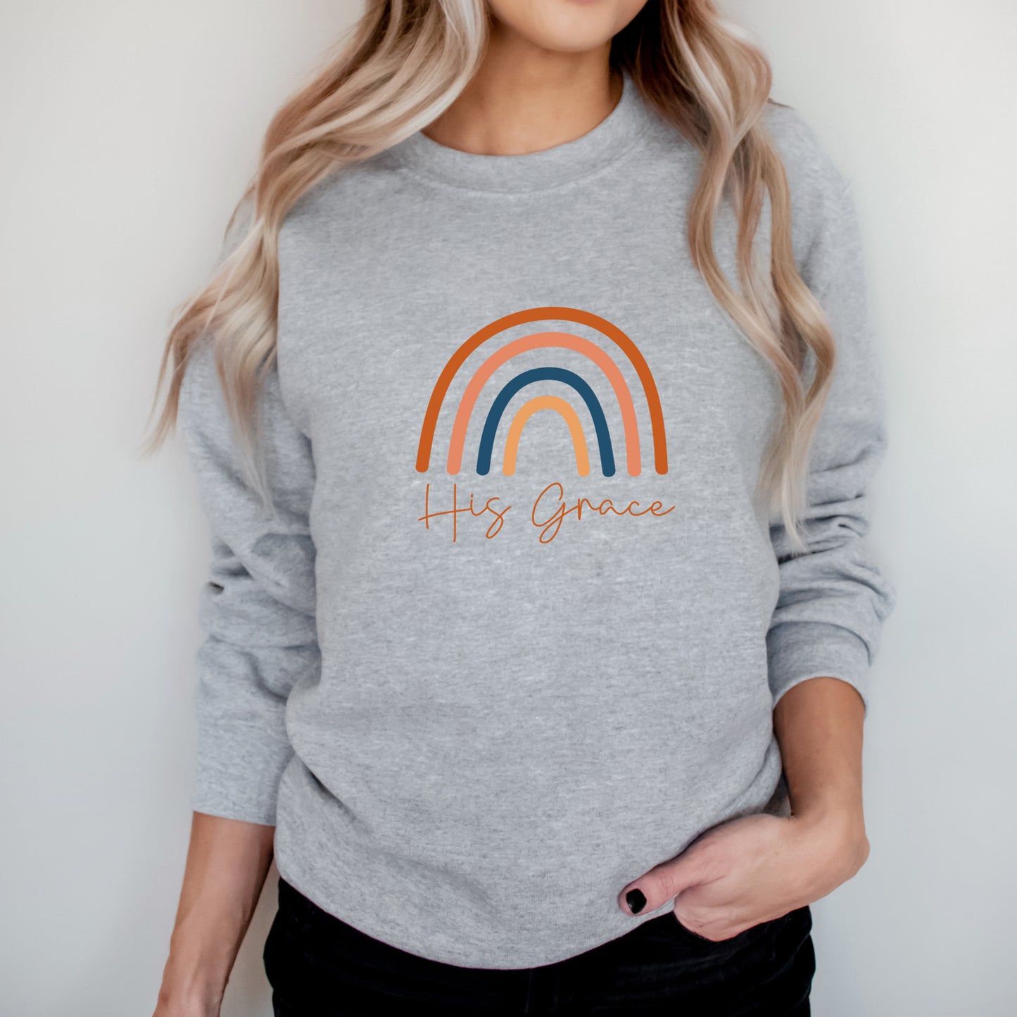 His Grace Rainbow | Sweatshirt