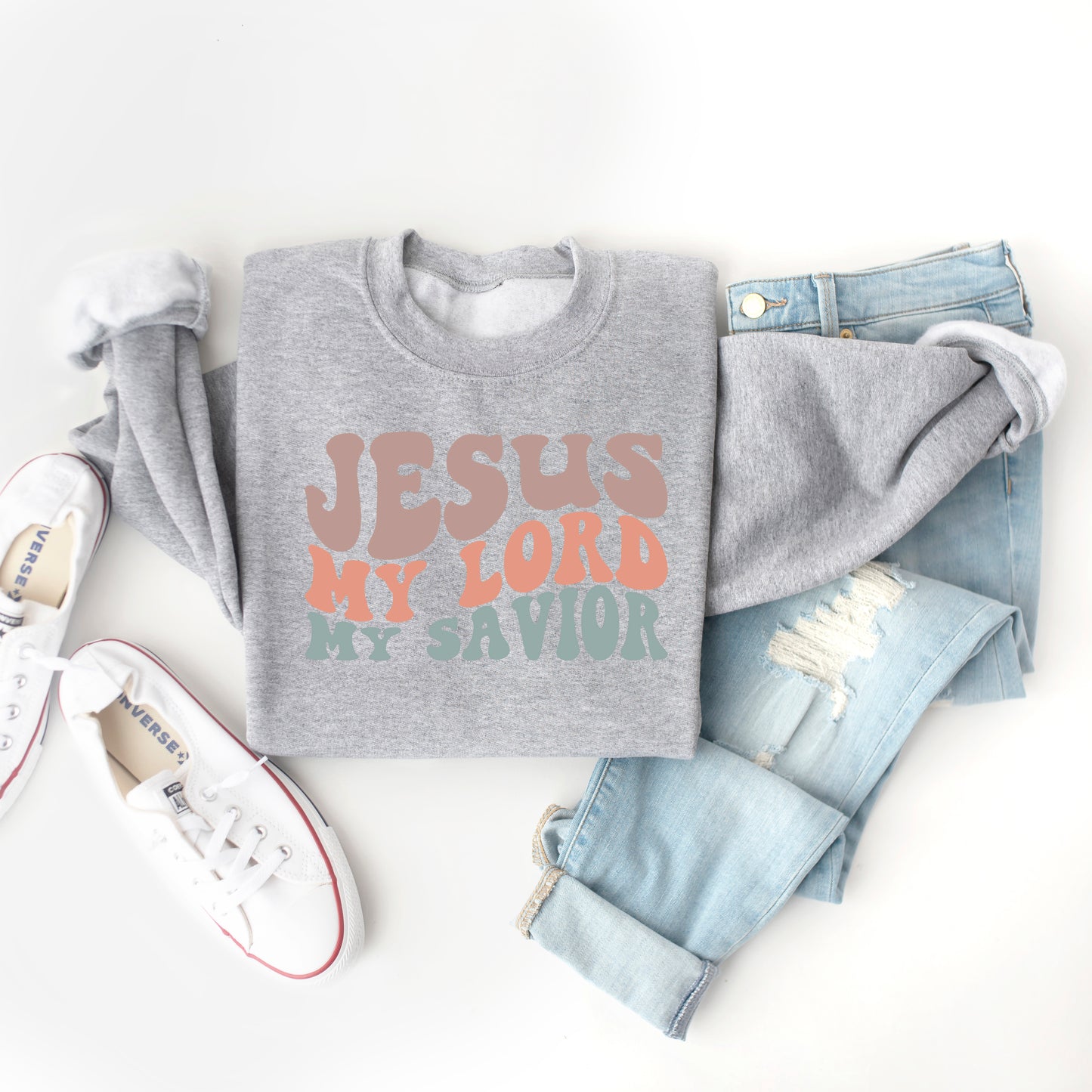 Jesus My Lord Wavy | Sweatshirt