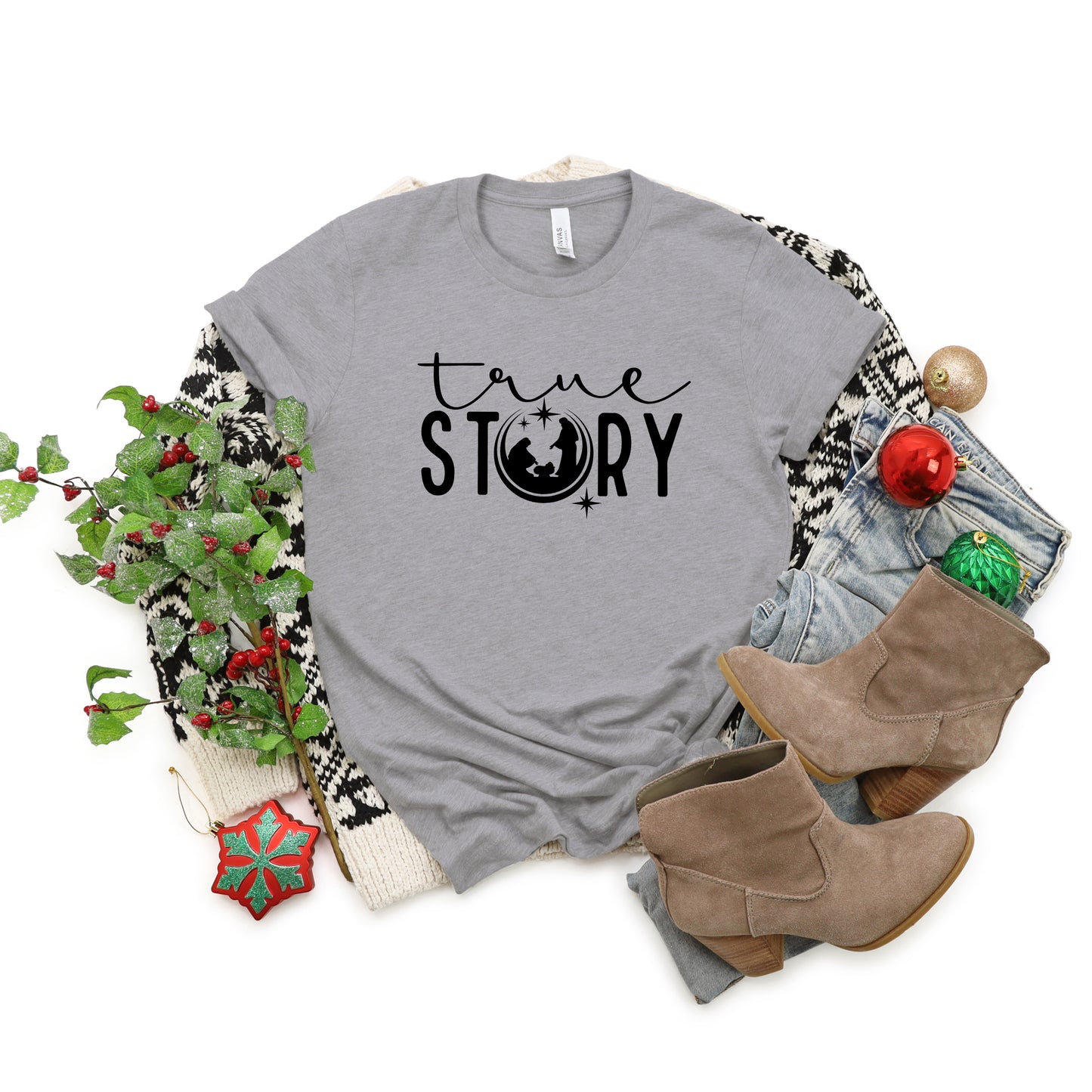 True Story Nativity | Short Sleeve Crew Neck