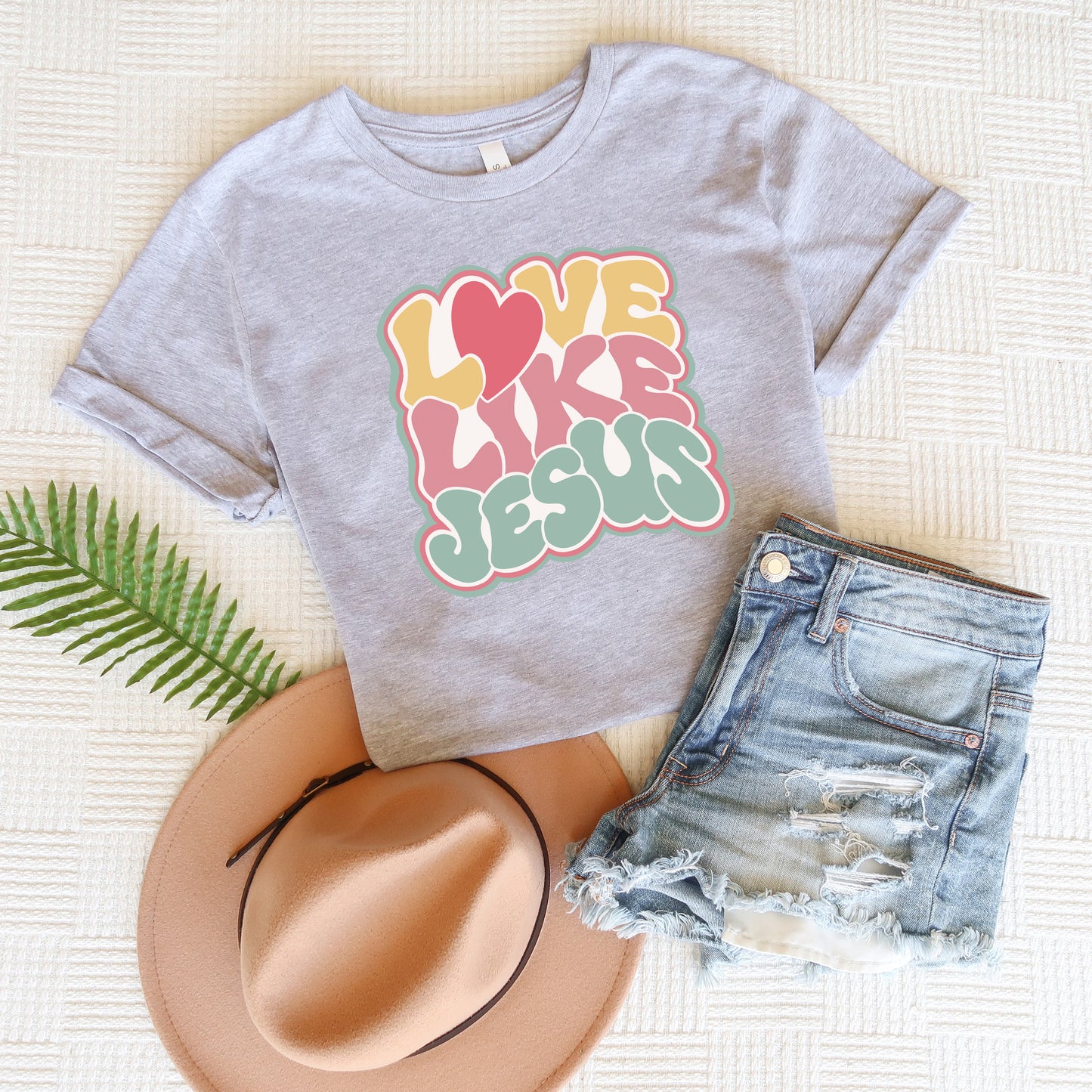 Love Like Jesus Heart | Short Sleeve Crew Neck