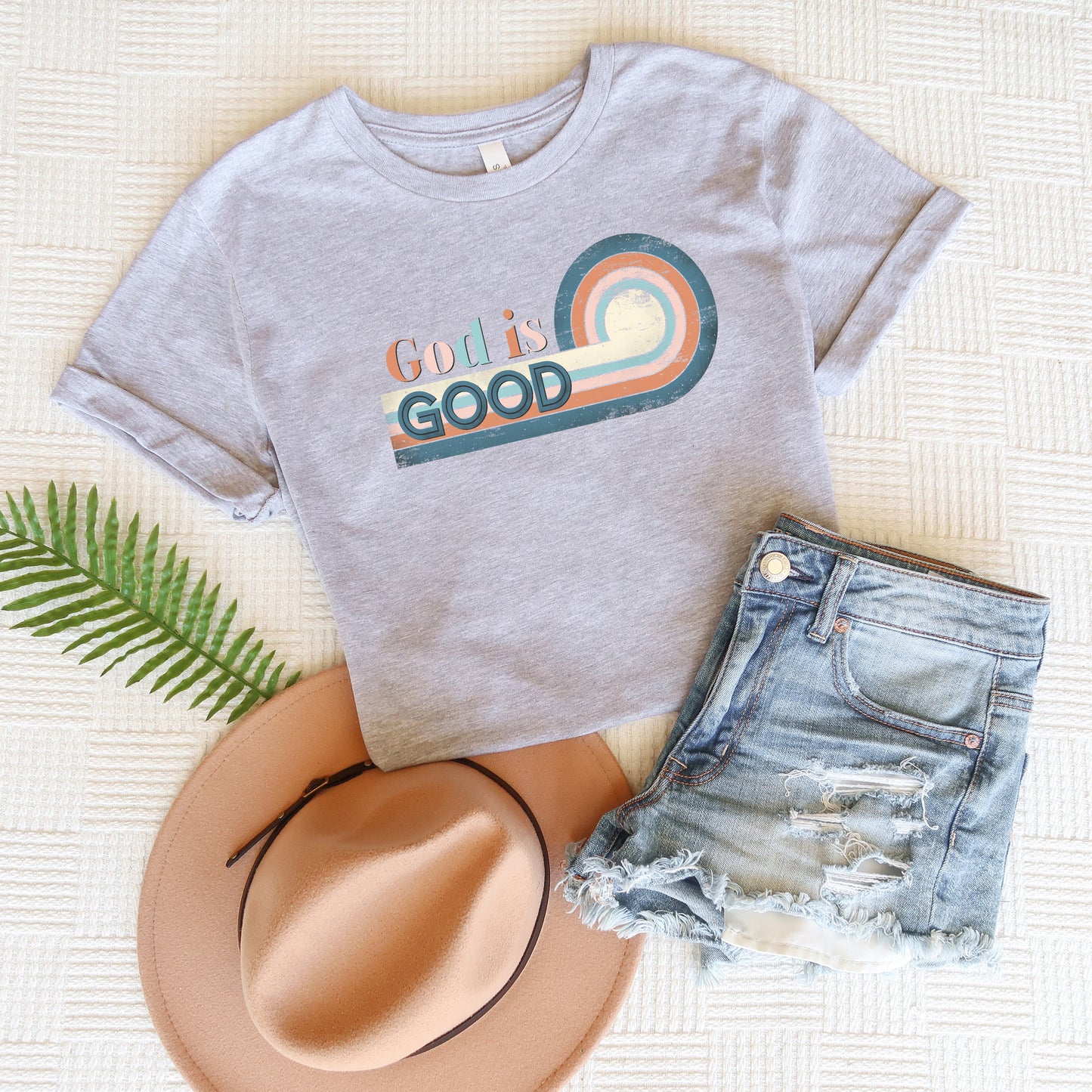 God Is Good Circle | Short Sleeve Crew Neck