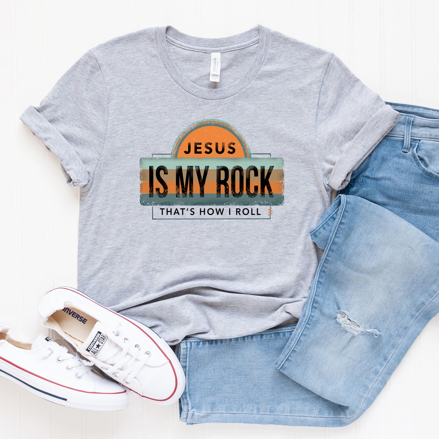 Jesus Is My Rock | Short Sleeve Crew Neck
