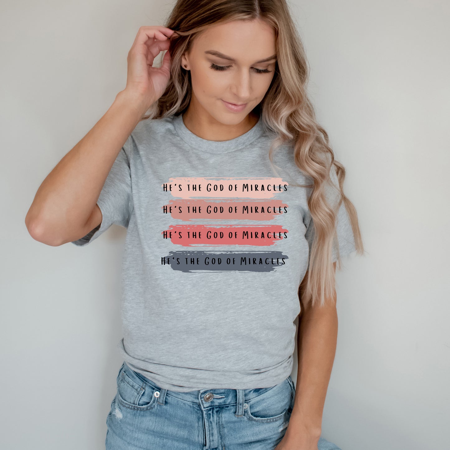 He Is The God Of Miracles | Short Sleeve Crew Neck