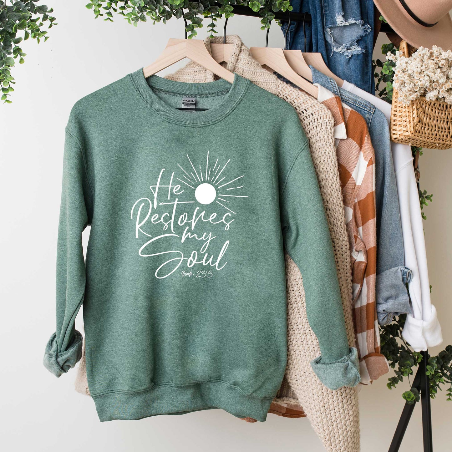 He Restores My Soul | Sweatshirt