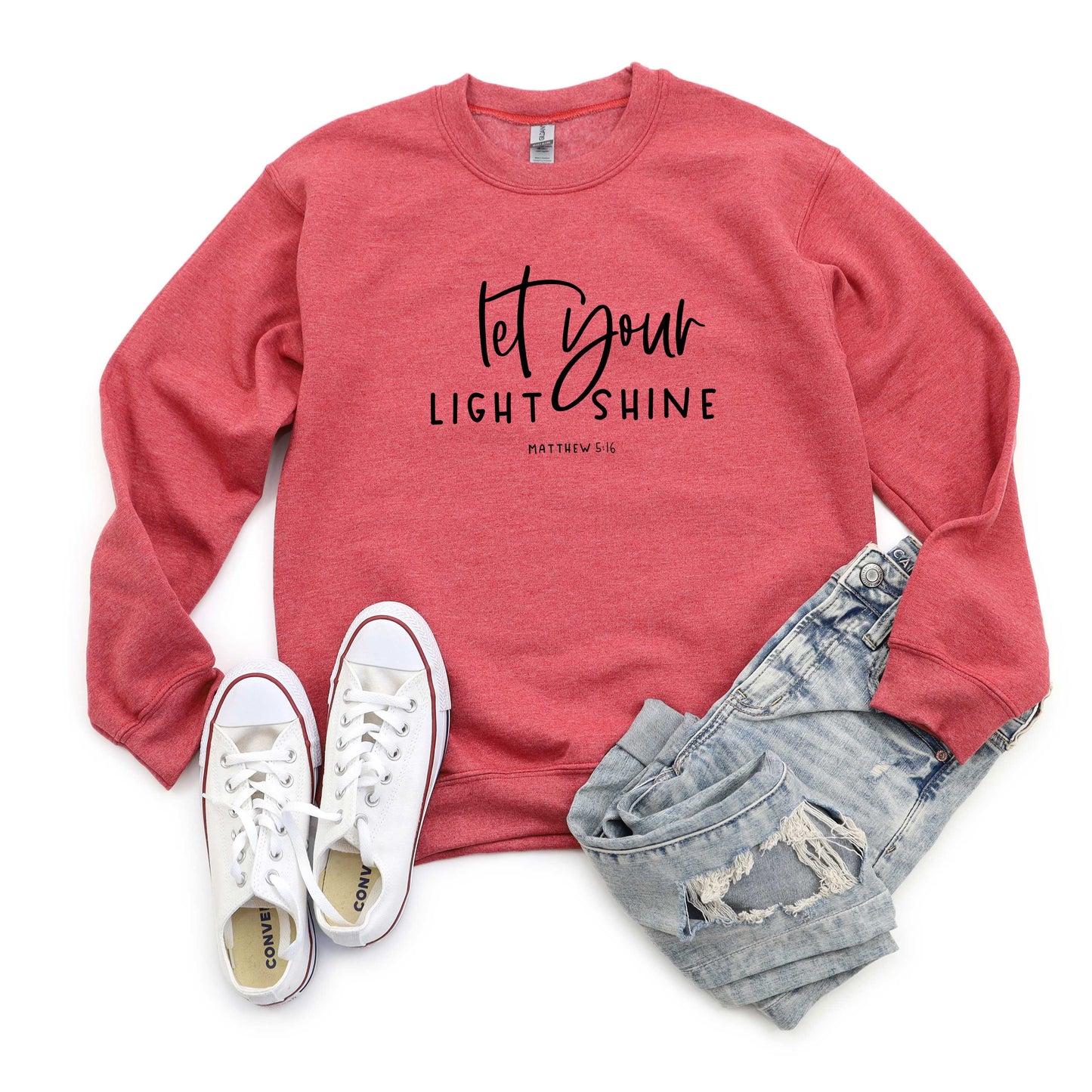 Let Your Light Shine Scripture | Sweatshirt