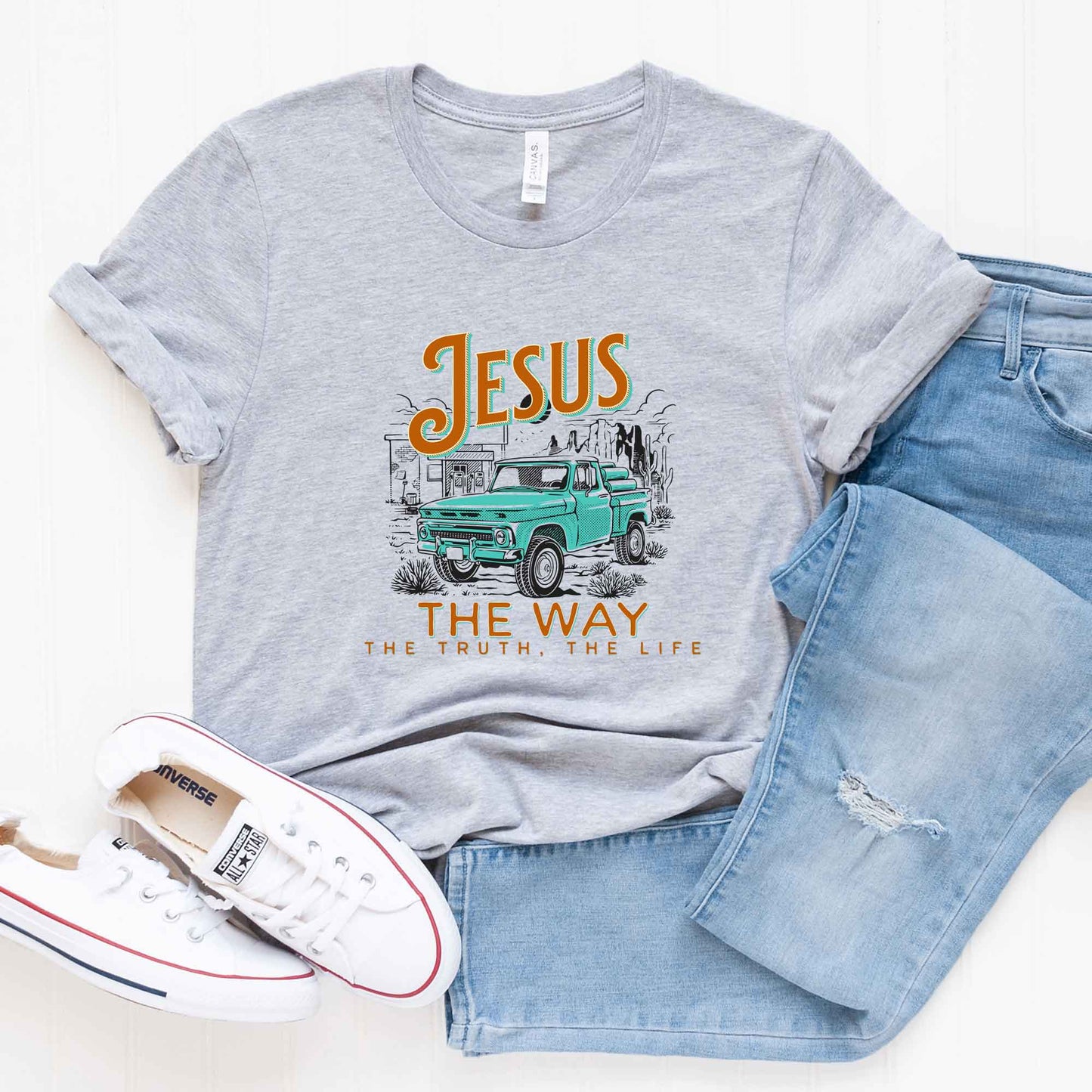 Way Truth Life Stars | Short Sleeve Crew Neck