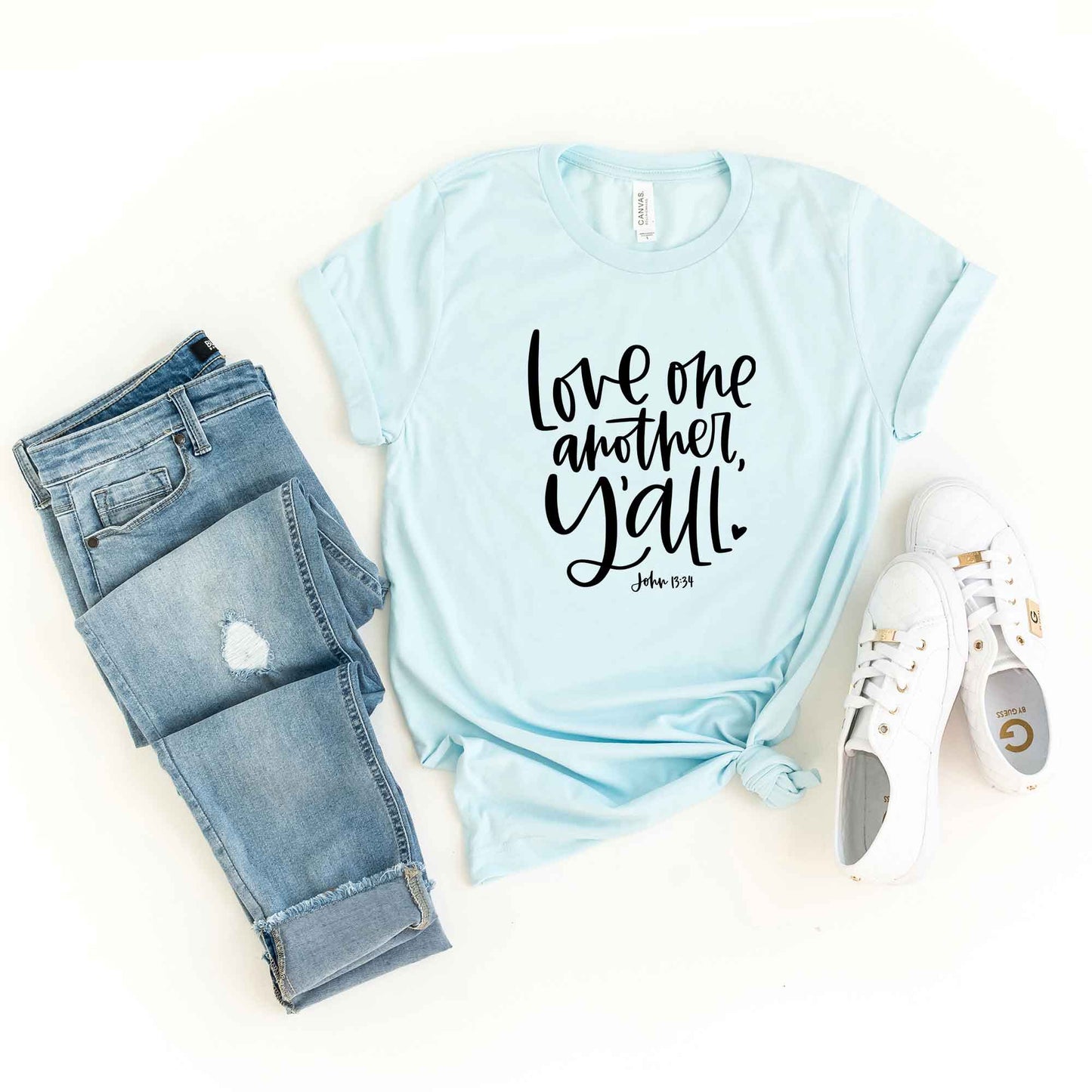 Love One Another Y'all | Short Sleeve Crew Neck