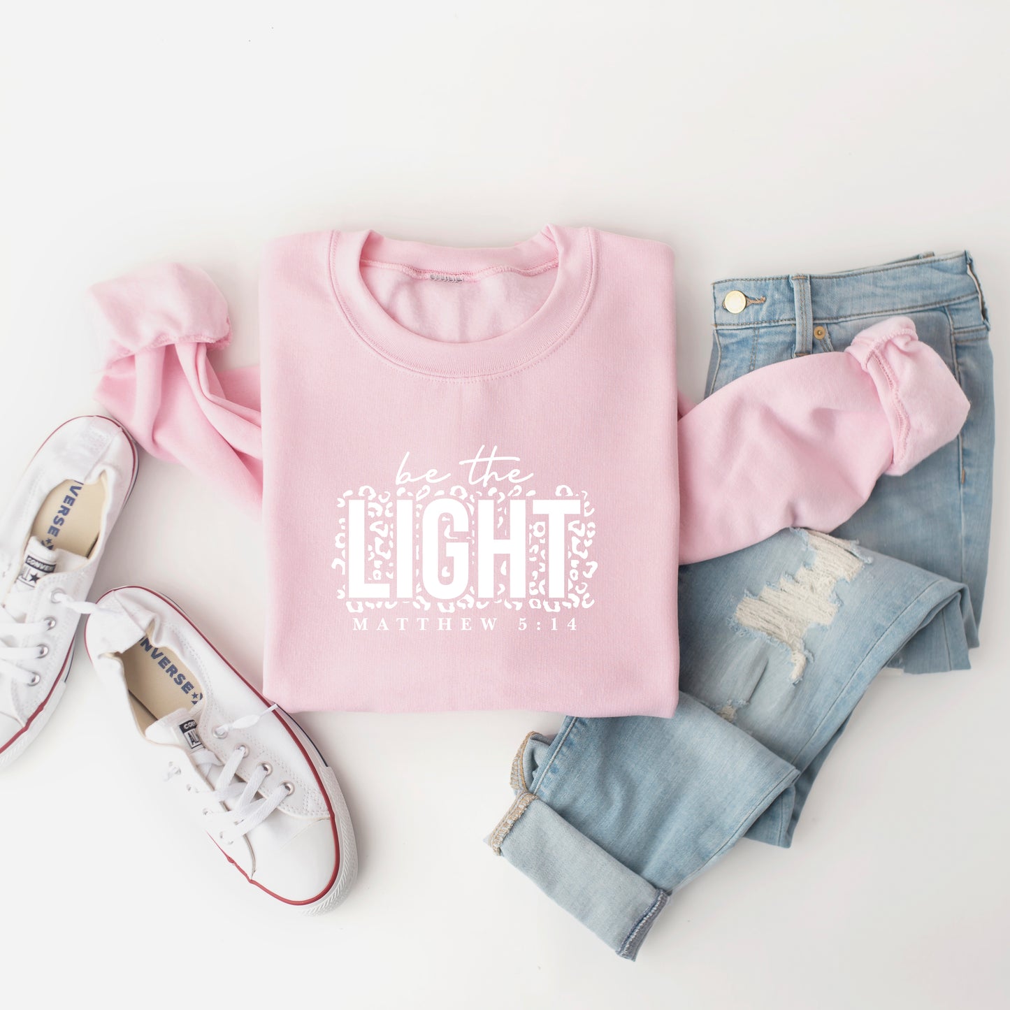 Be The Light Lepoard | Sweatshirt