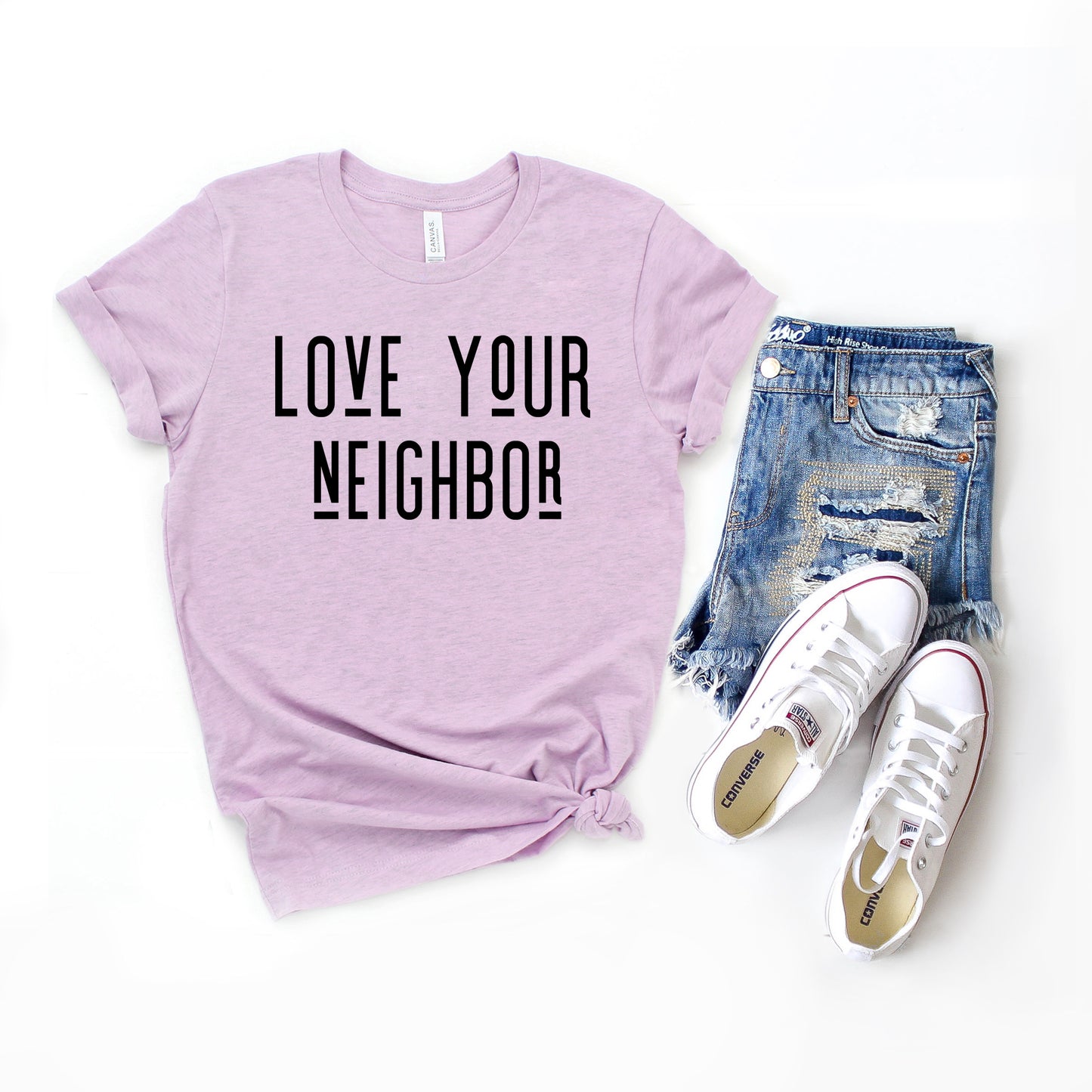 Love Your Neighbor | Short Sleeve Crew Neck