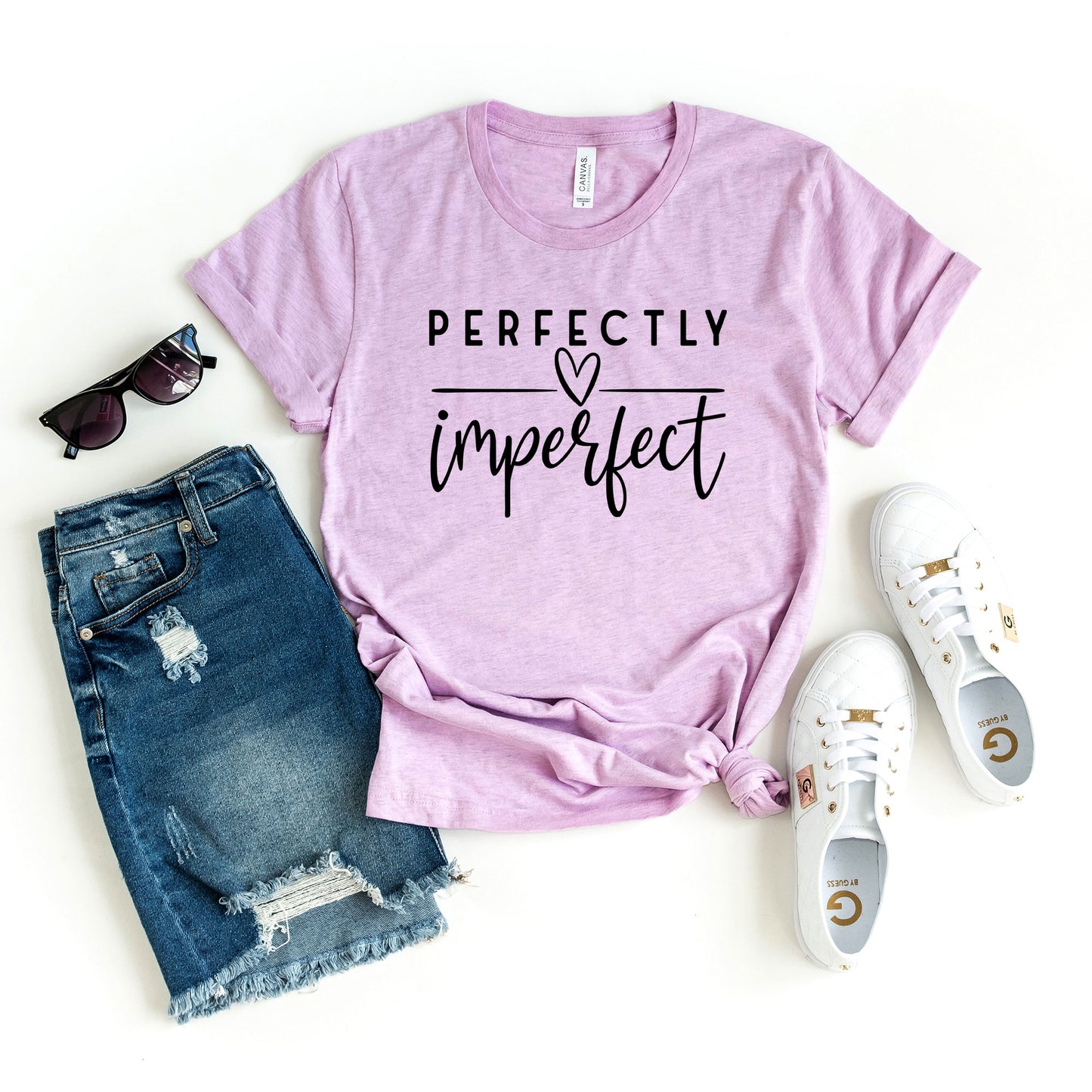 Perfectly Imperfect Heart | Short Sleeve Crew Neck