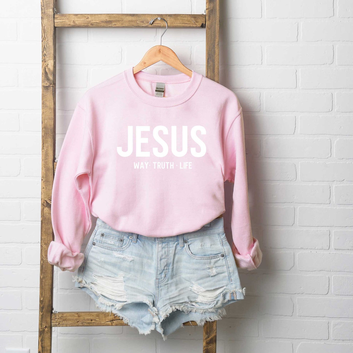 Jesus Way Truth Life | Sweatshirt