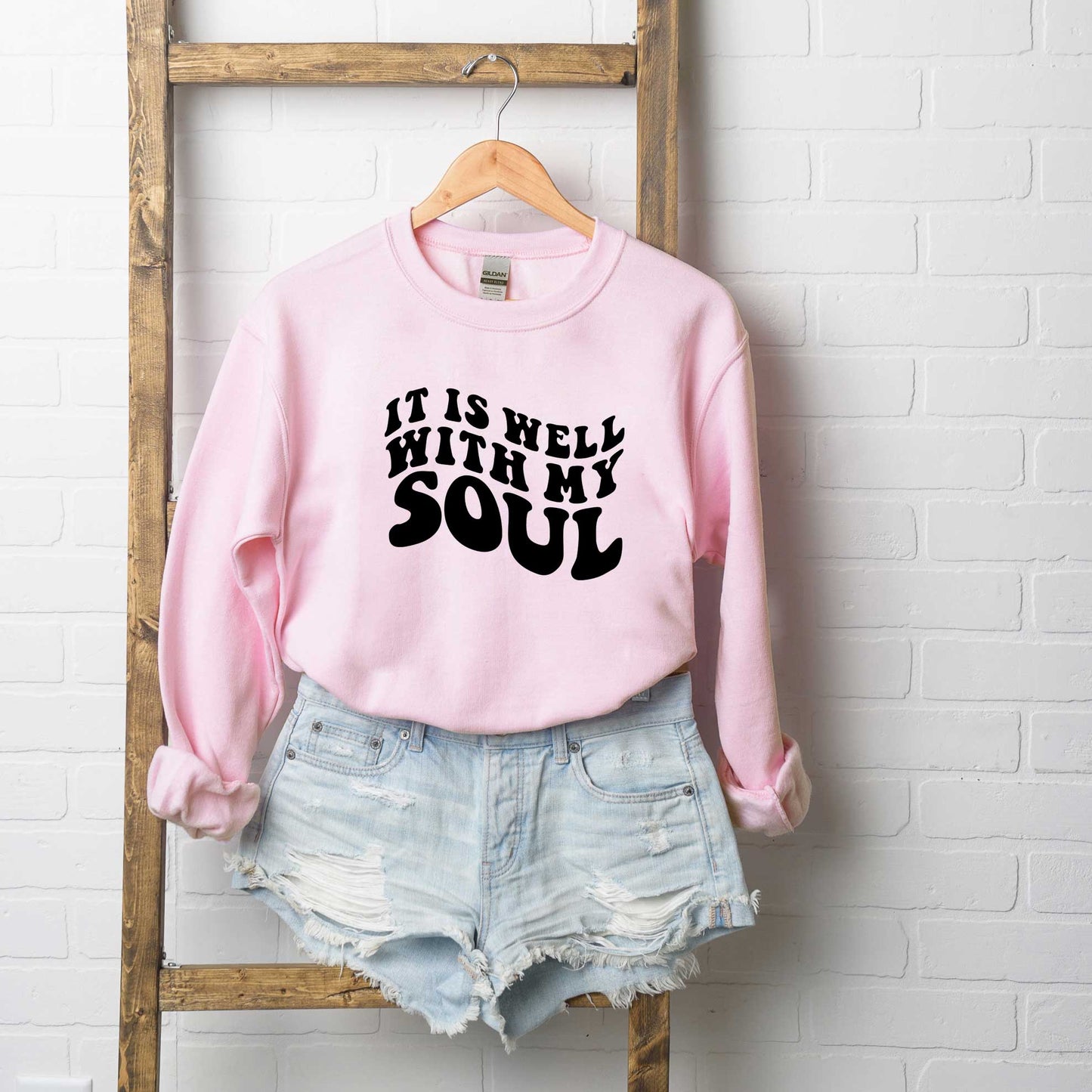 It Is Well With My Soul Wavy | Sweatshirt