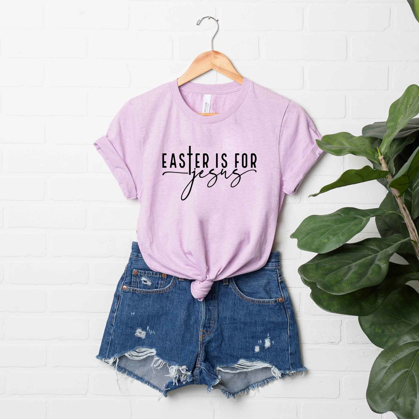 Easter Is For Jesus | Short Sleeve Crew Neck