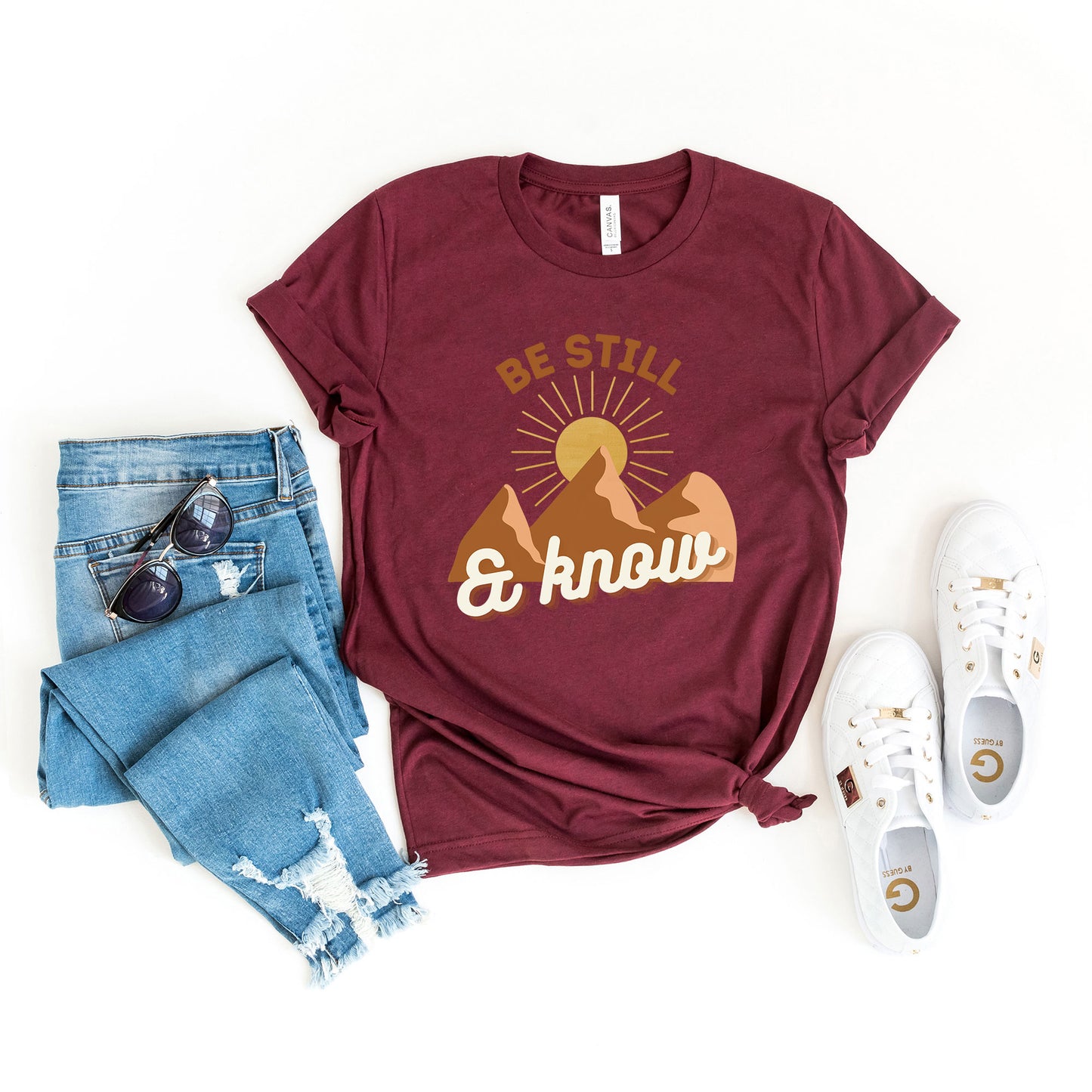 Be Still And Know Mountains | Short Sleeve Crew Neck