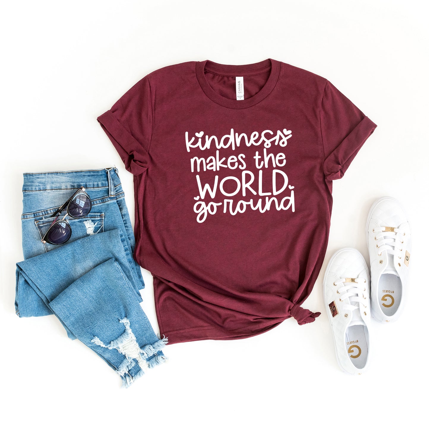 Kindness Makes The World Go Round | Short Sleeve Crew Neck