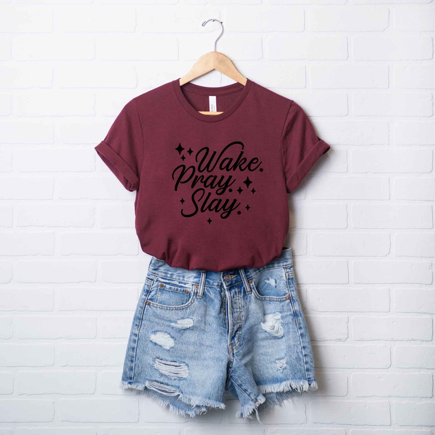 Wake Pray Slay | Short Sleeve Crew Neck