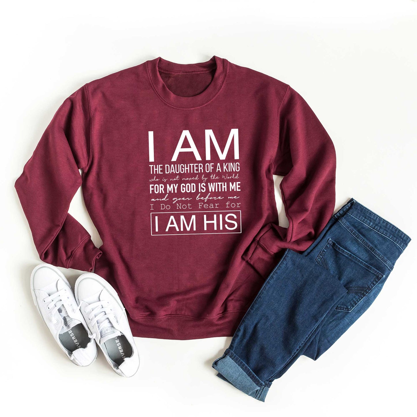 I Am The Daughter Of A King | Sweatshirt