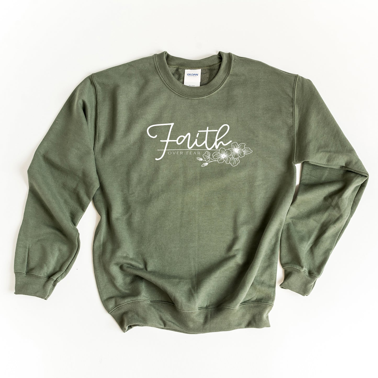 Faith Over Fear Floral | Sweatshirt