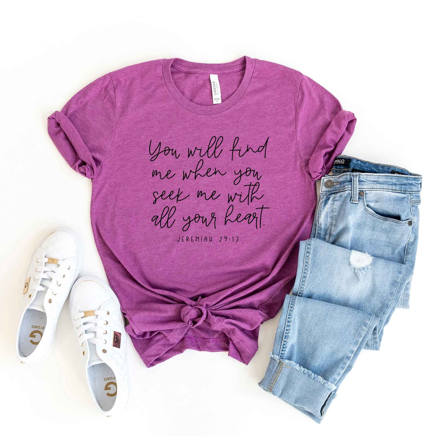 You Will Find Me When You Seek Me | Short Sleeve Crew Neck