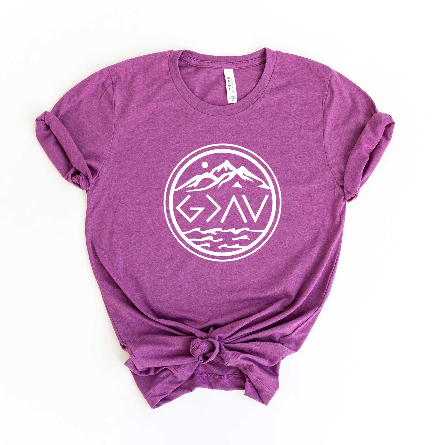 God Is Greater Circle | Short Sleeve Crew Neck
