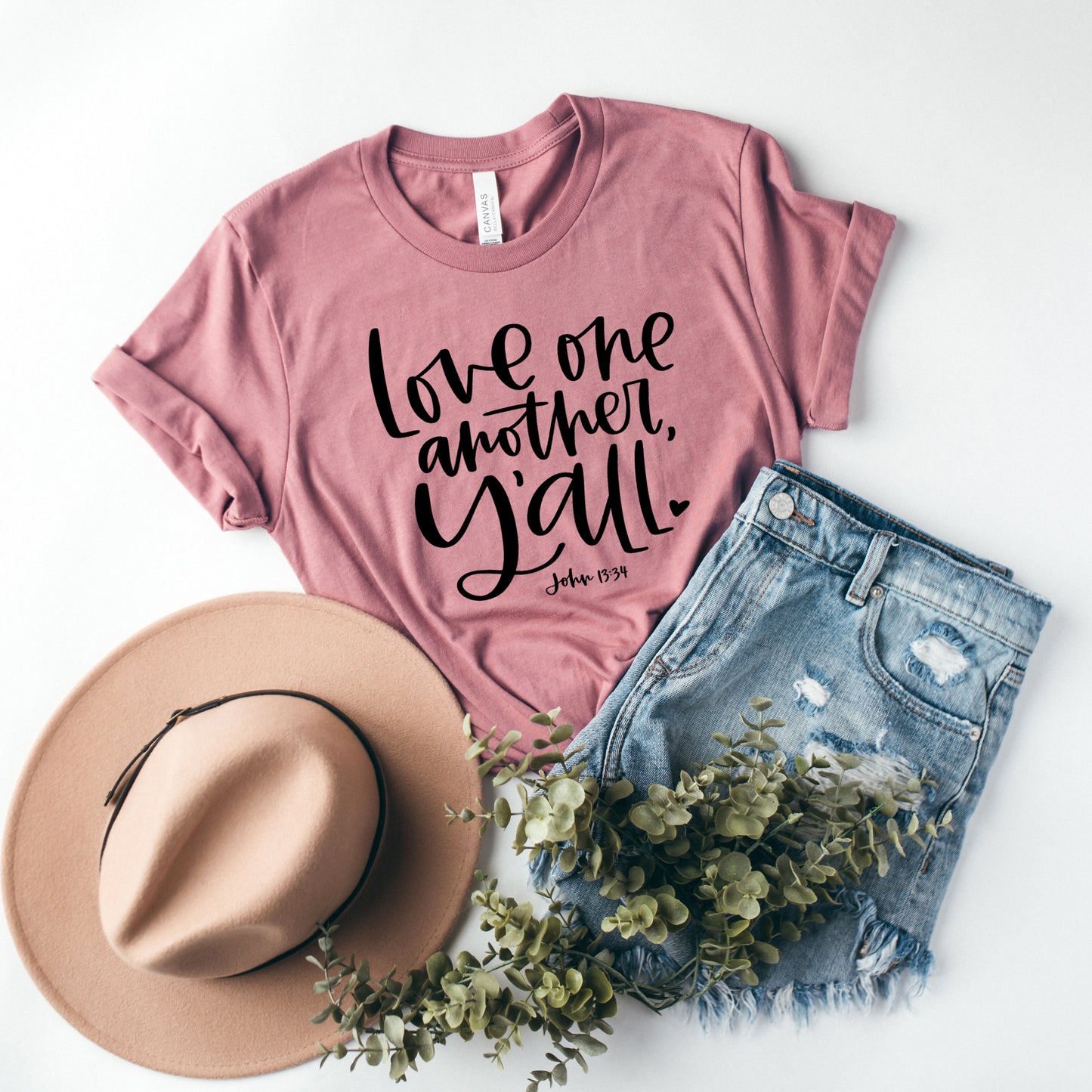 Love One Another Y'all | Short Sleeve Crew Neck