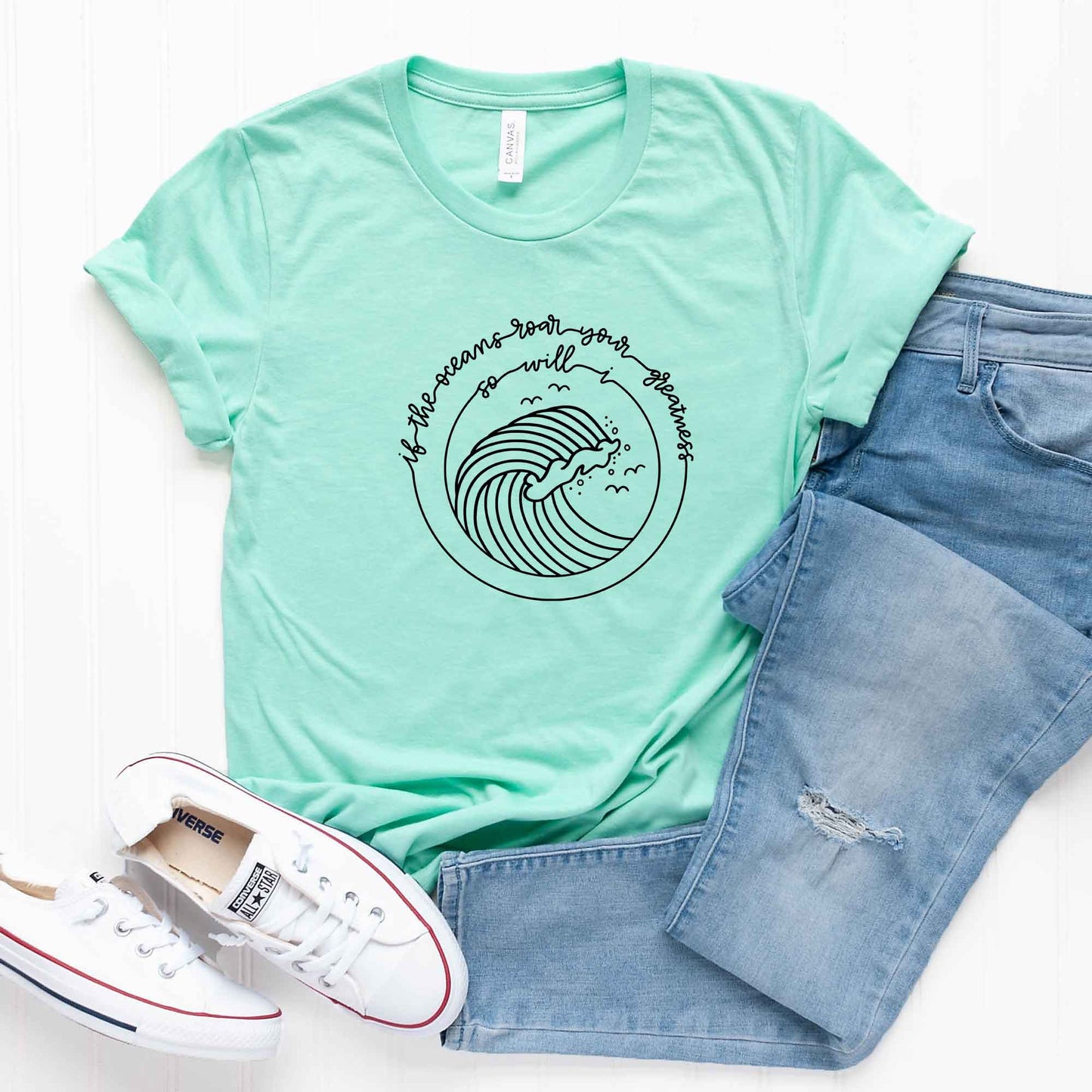 If The Oceans Roar | Short Sleeve Crew Neck
