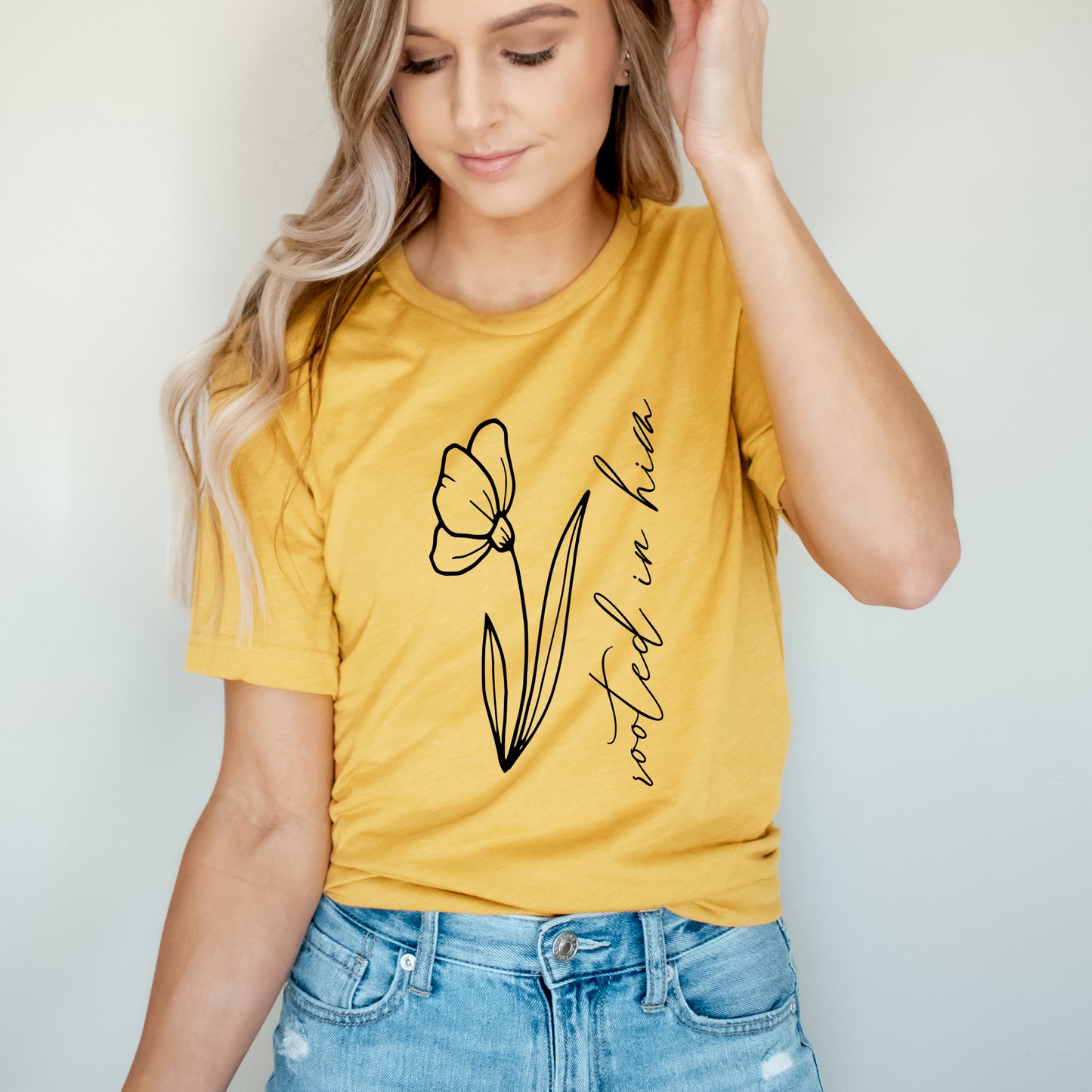 Rooted In Him | Short Sleeve Crew Neck