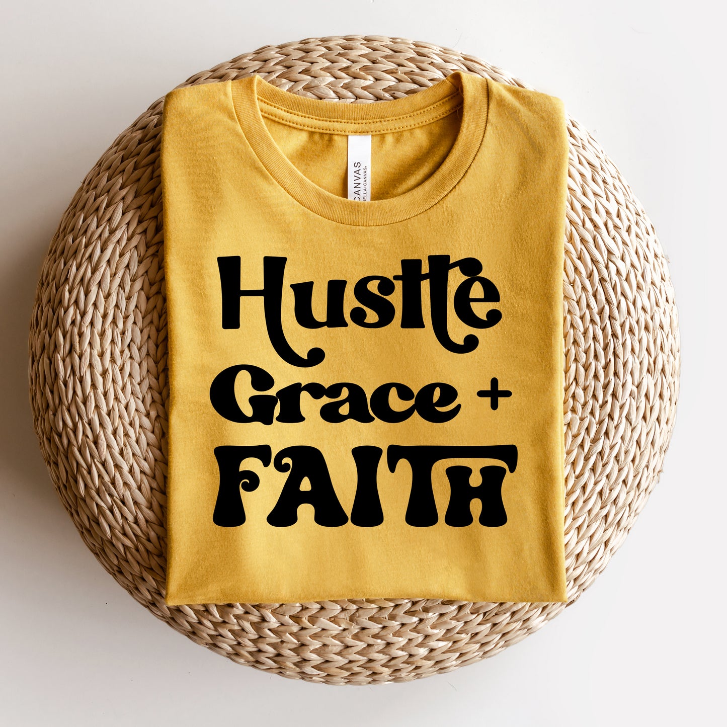 Hustle Grace Faith | Short Sleeve Crew Neck