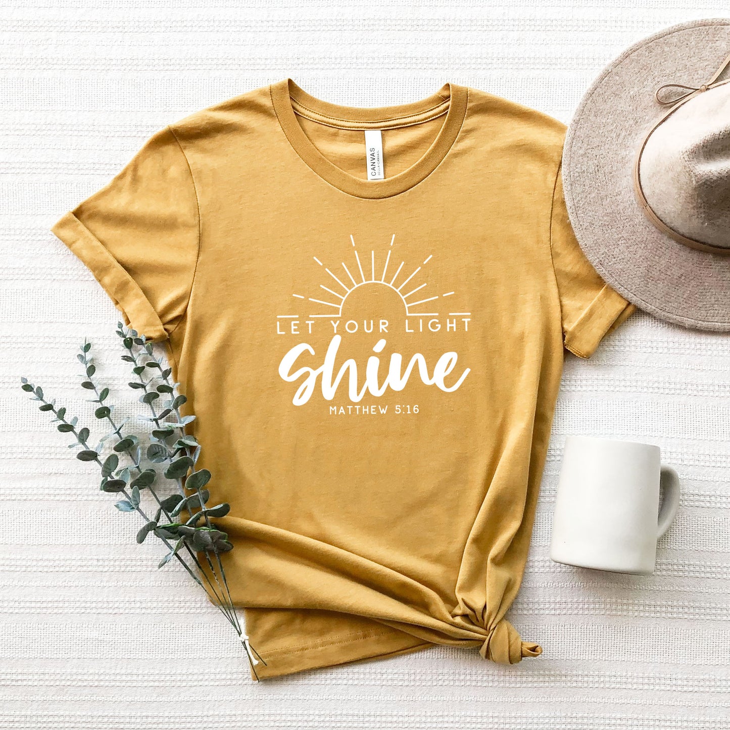 Let Your Light Shine Sun | Short Sleeve Crew Neck
