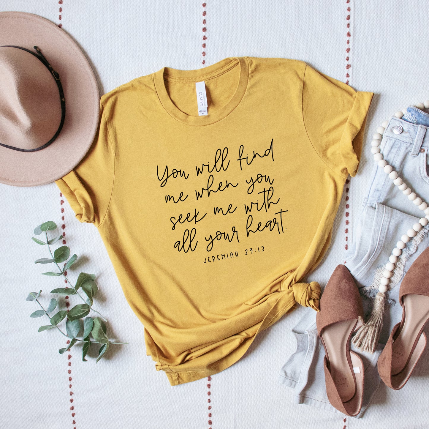 You Will Find Me When You Seek Me | Short Sleeve Crew Neck