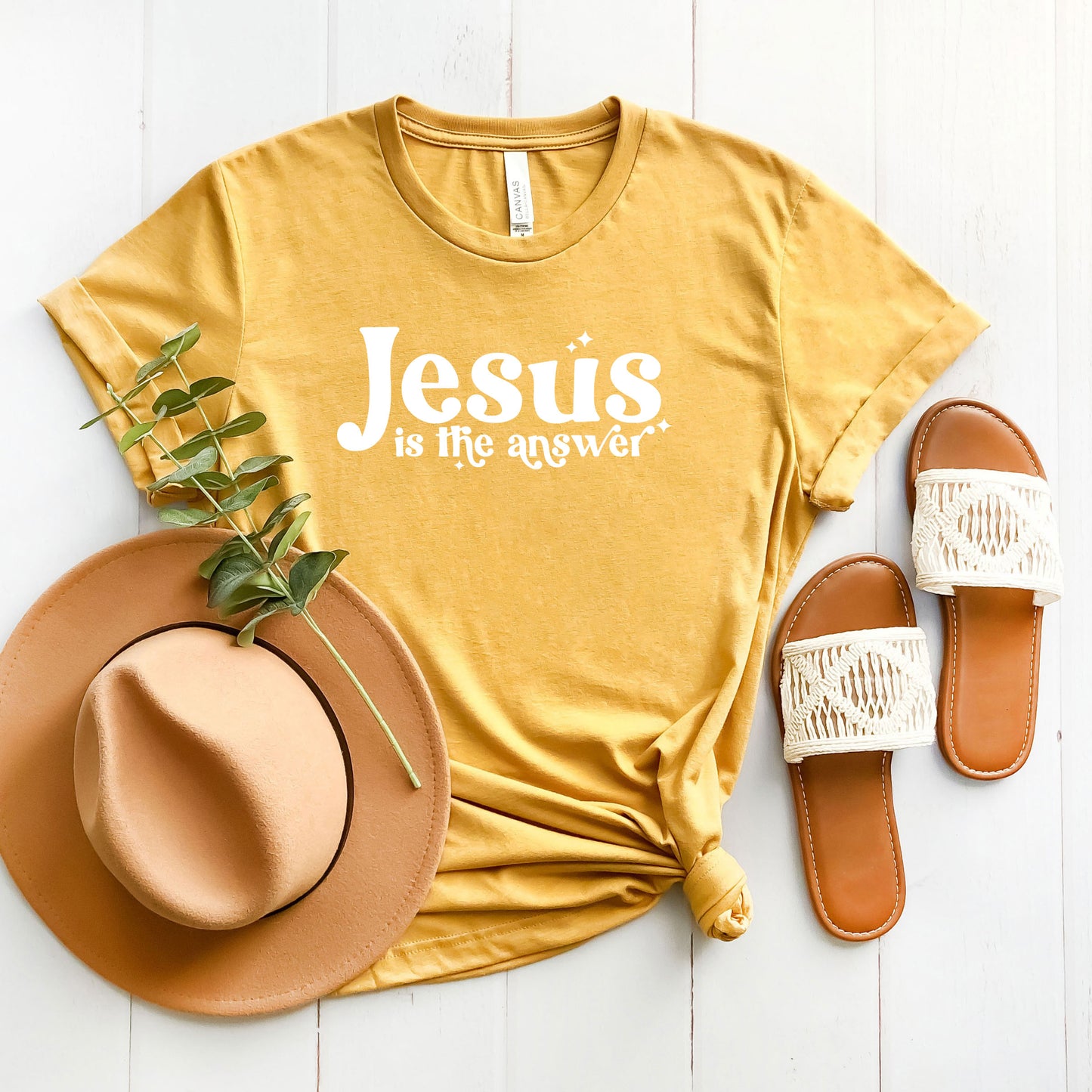 Jesus Is The Answer | Short Sleeve Crew Neck