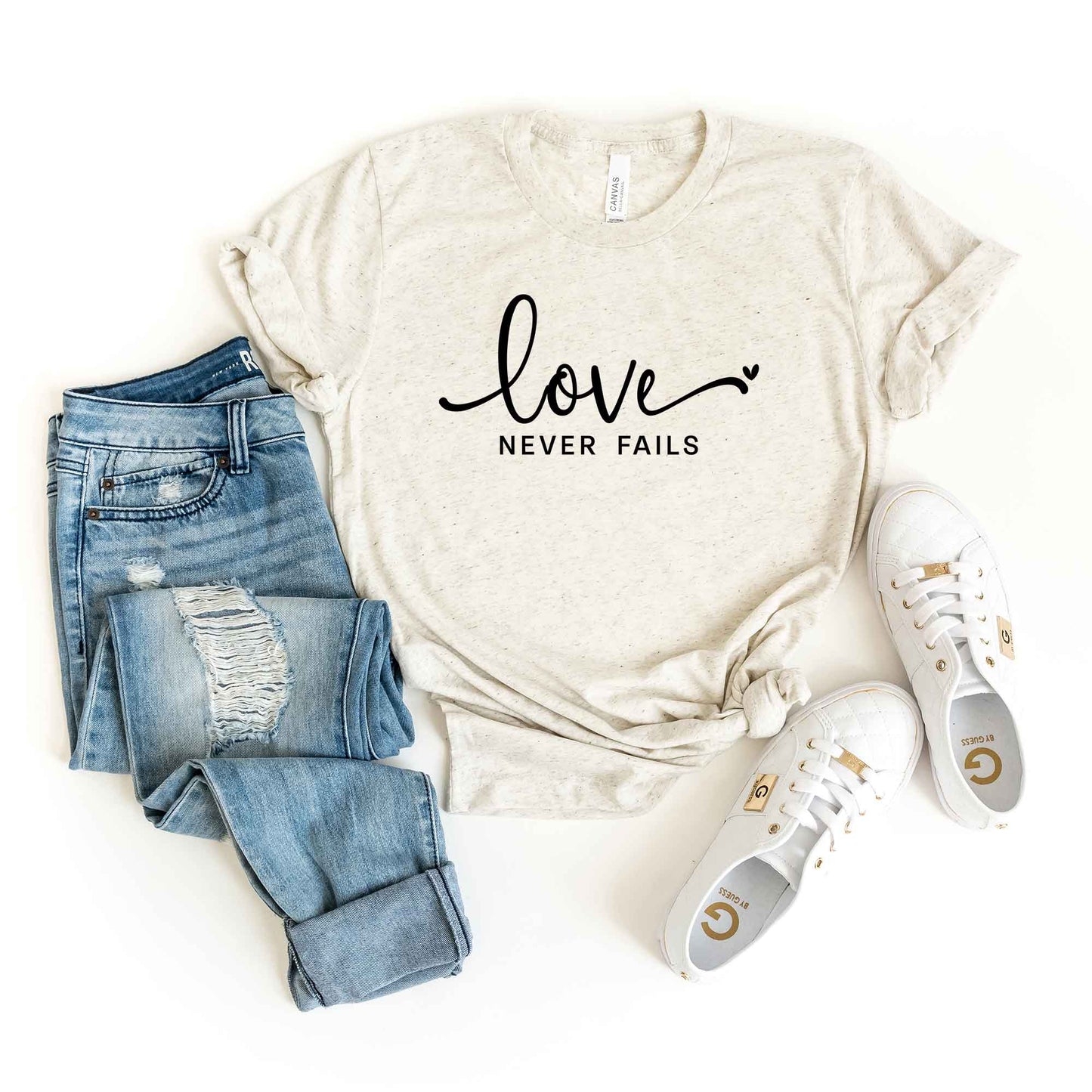Love Never Fails | Short Sleeve Crew Neck