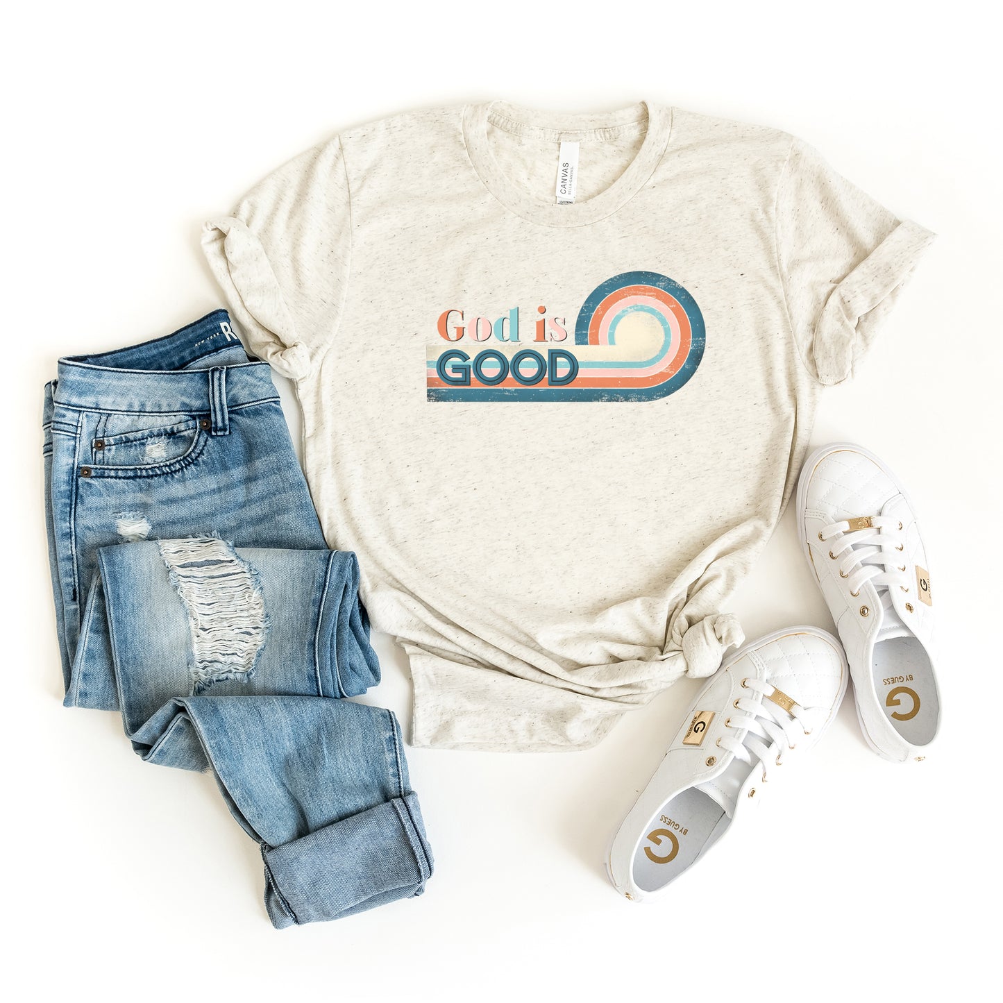 God Is Good Circle | Short Sleeve Crew Neck