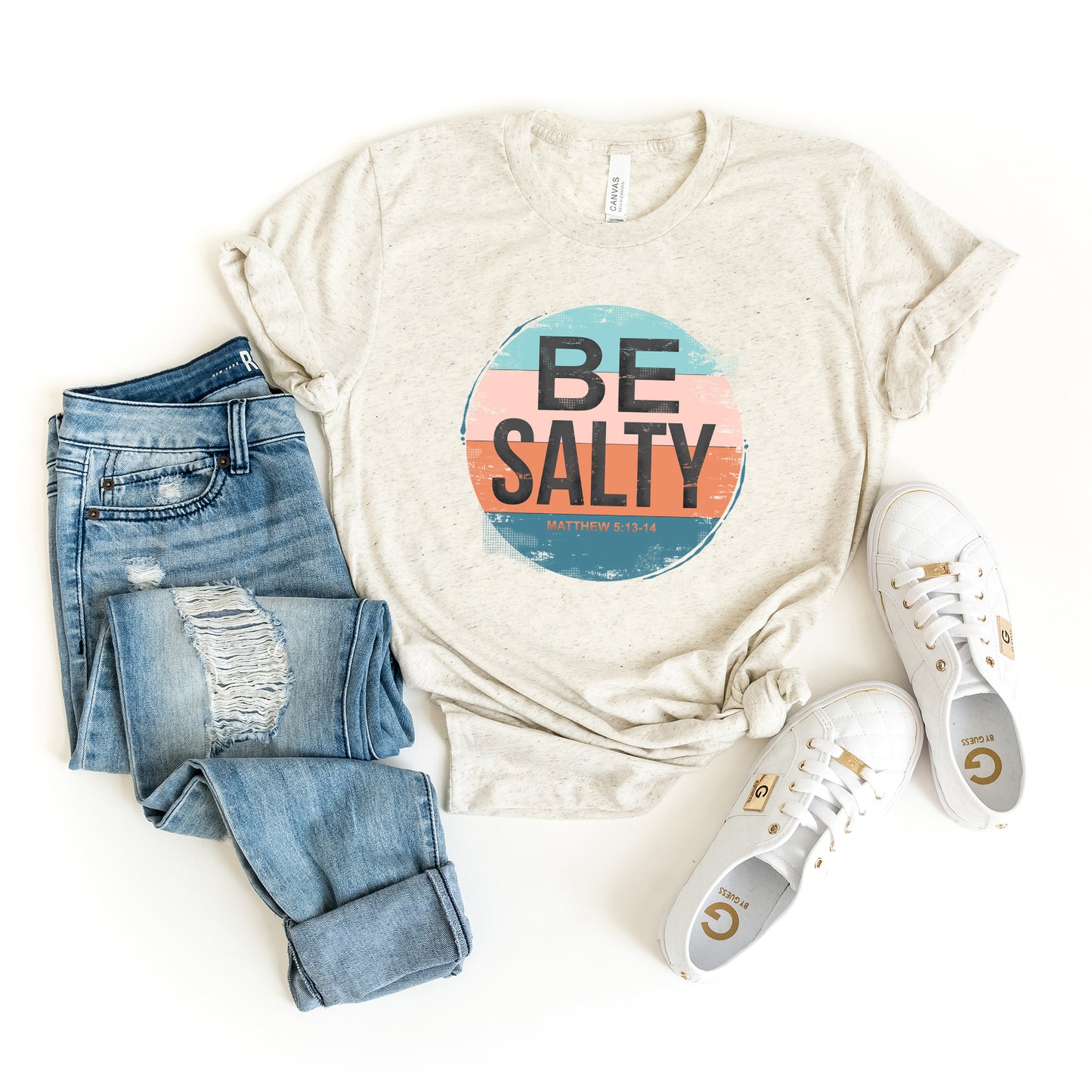 Retro Be Salty | Short Sleeve Crew Neck