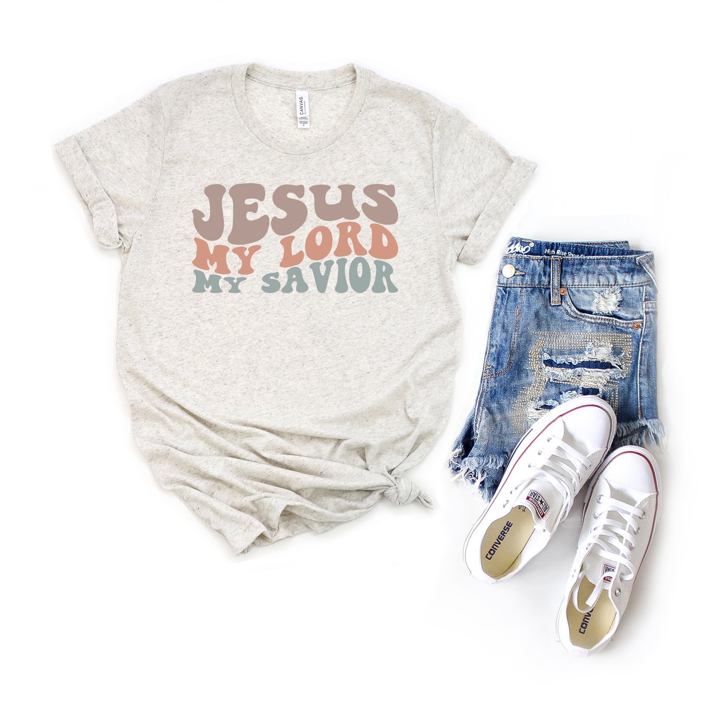 Jesus My Lord Wavy | Short Sleeve Crew Neck