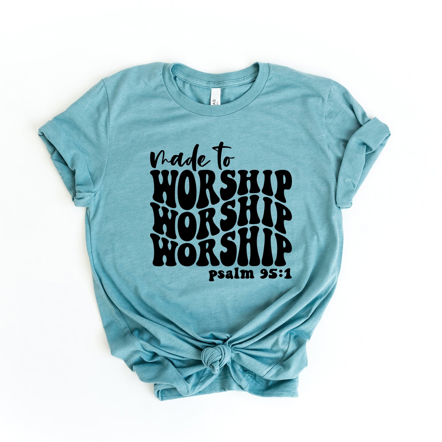 Made To Worship Wavy | Short Sleeve Crew Neck
