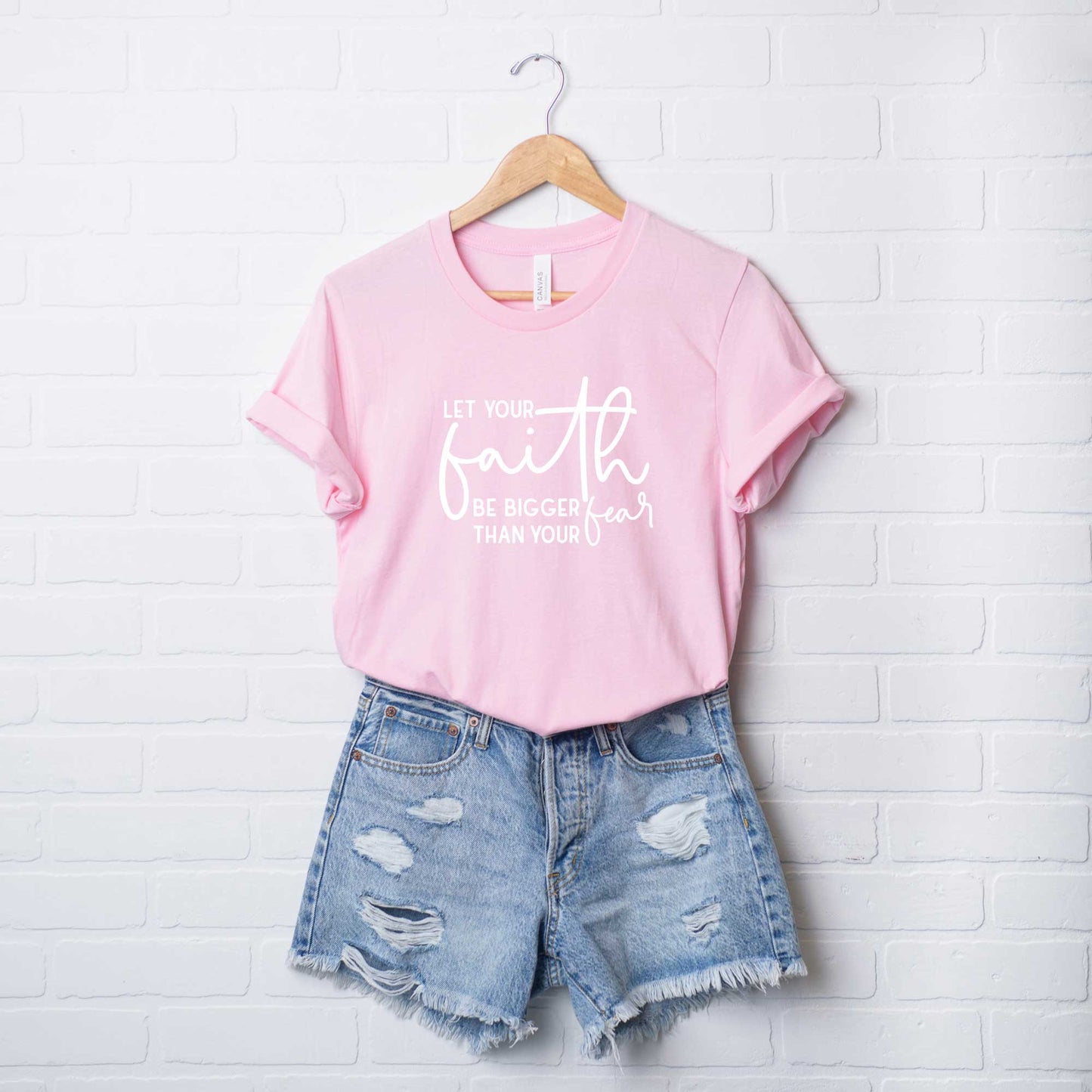 Faith Bigger Than Fear | Short Sleeve Crew Neck