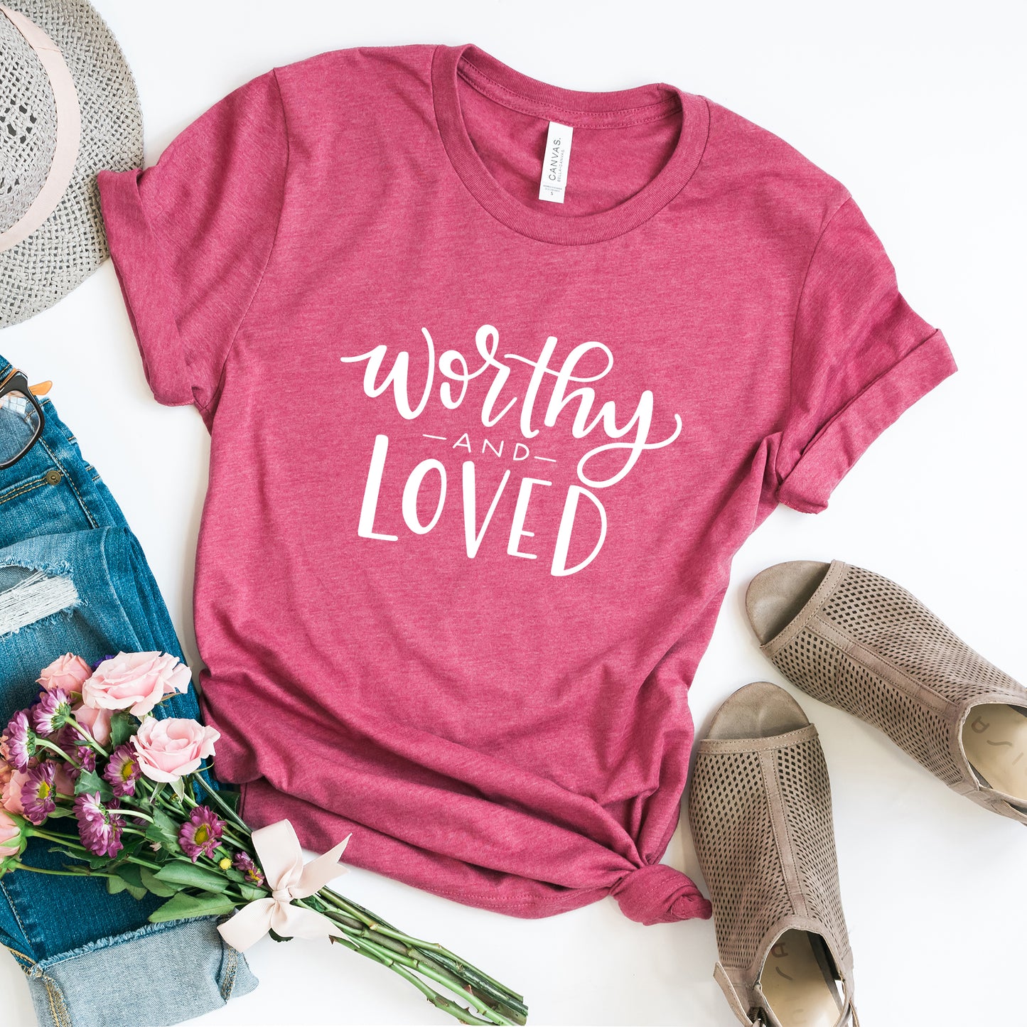 Worthy And Loved | Short Sleeve Crew Neck