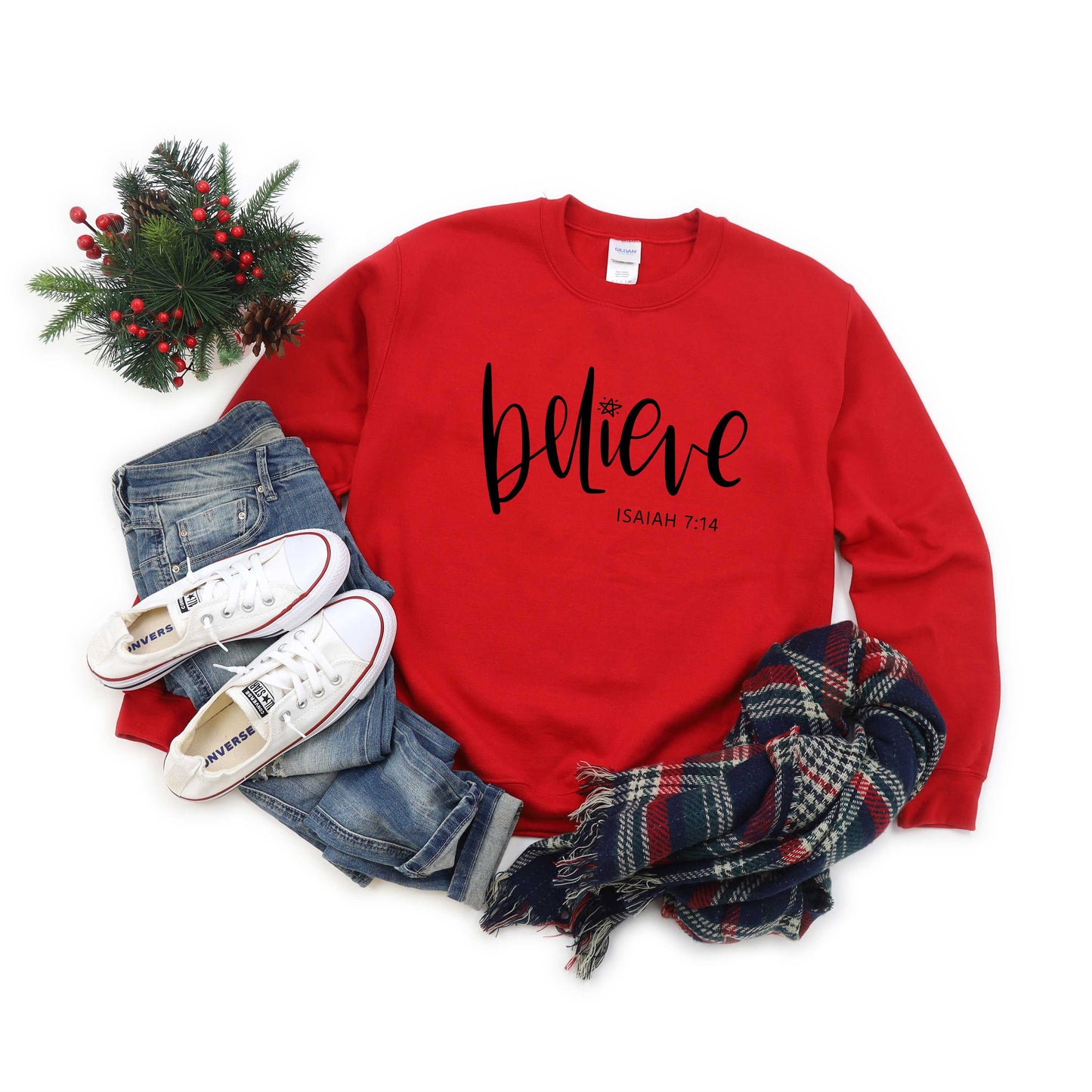 Believe Scripture | Sweatshirt