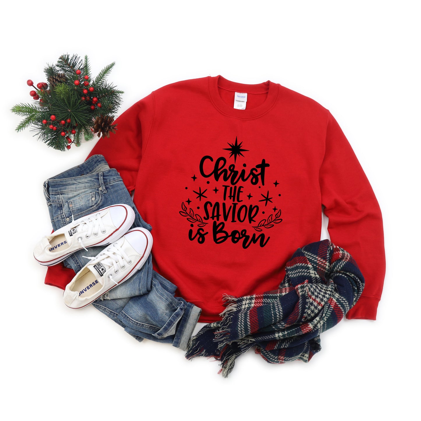 The Savior Is Born Star | Sweatshirt