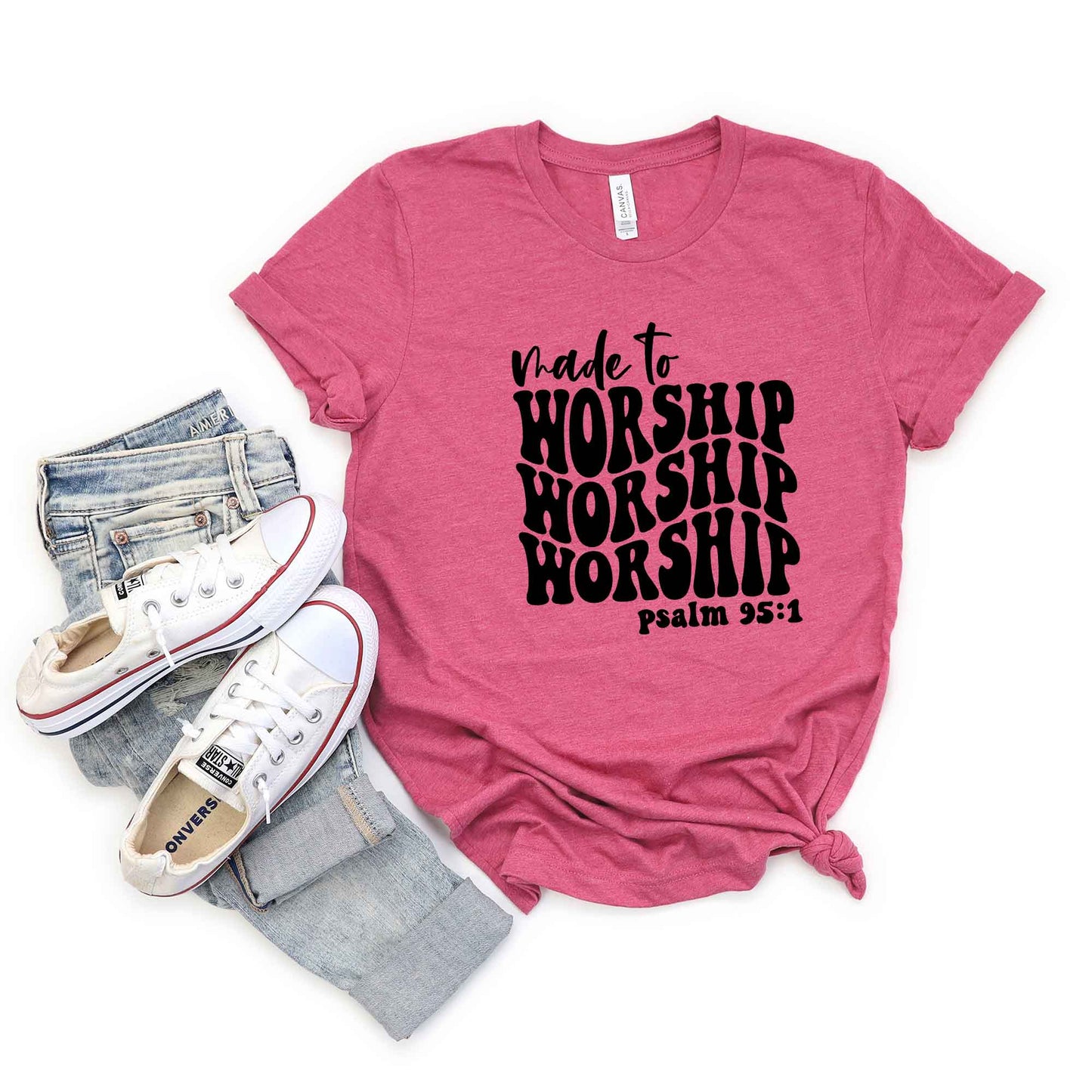 Made To Worship Wavy | Short Sleeve Crew Neck