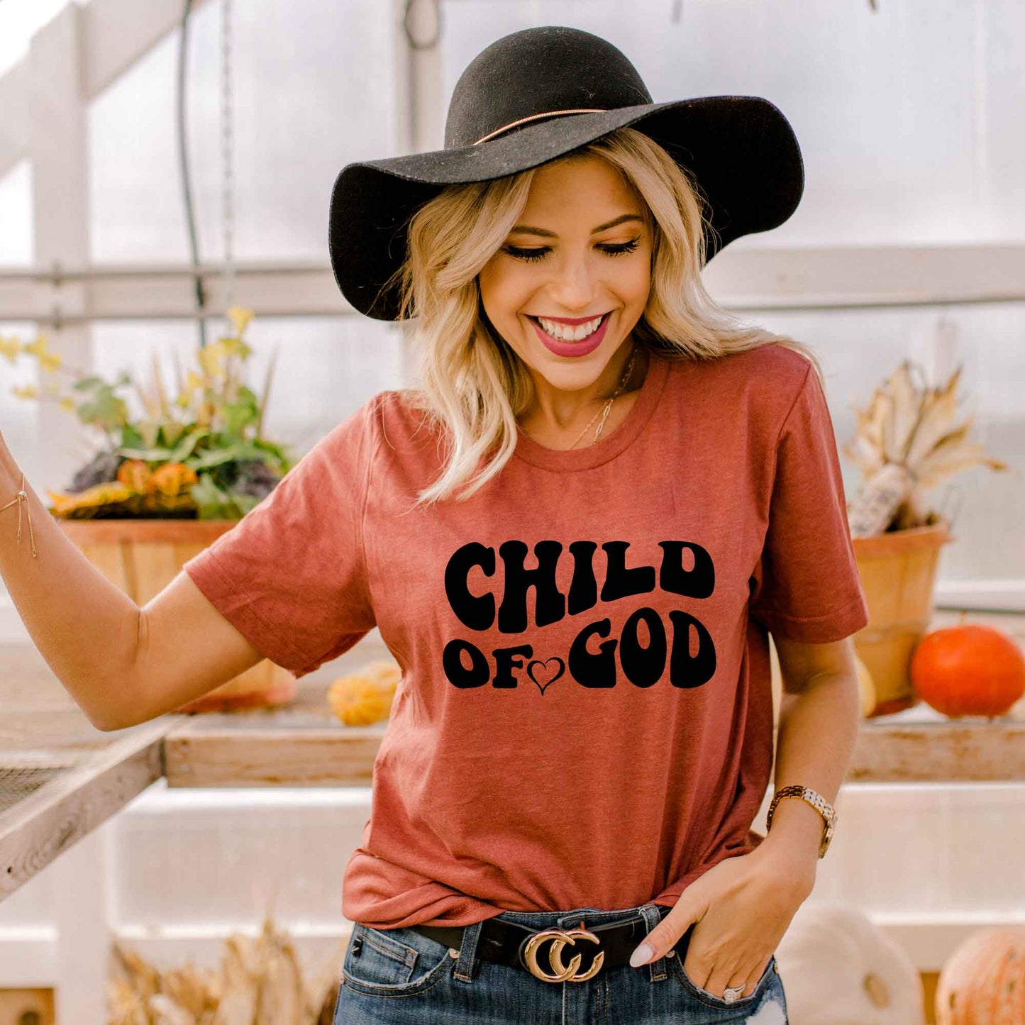 Child Of God Heart | Short Sleeve Crew Neck