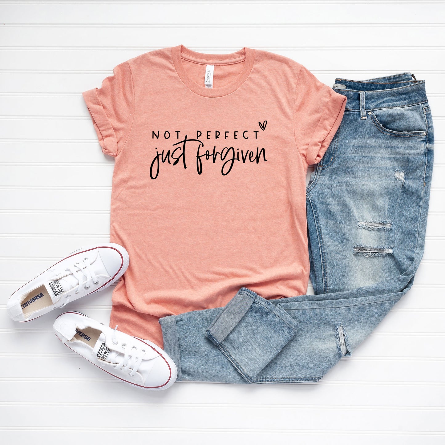 Not Perfect Just Forgiven | Short Sleeve Crew Neck