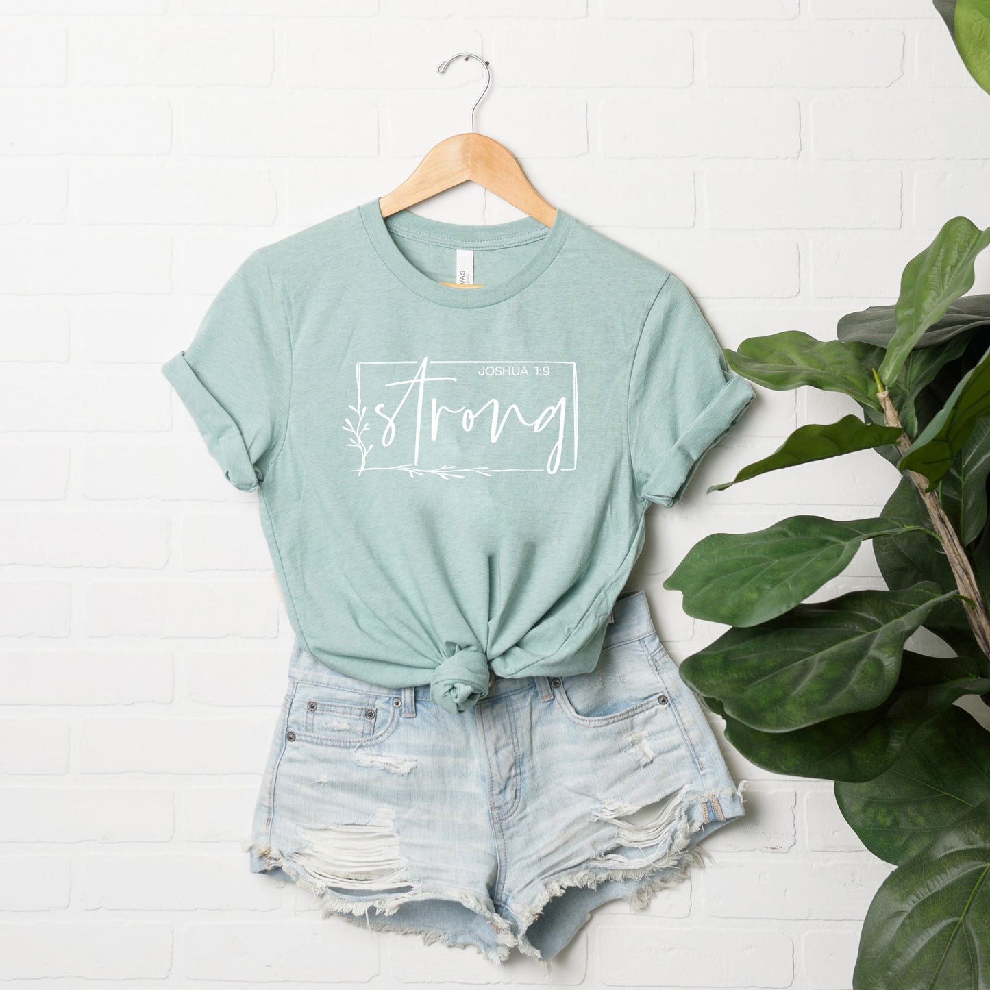 Strong Scripture | Short Sleeve Crew Neck