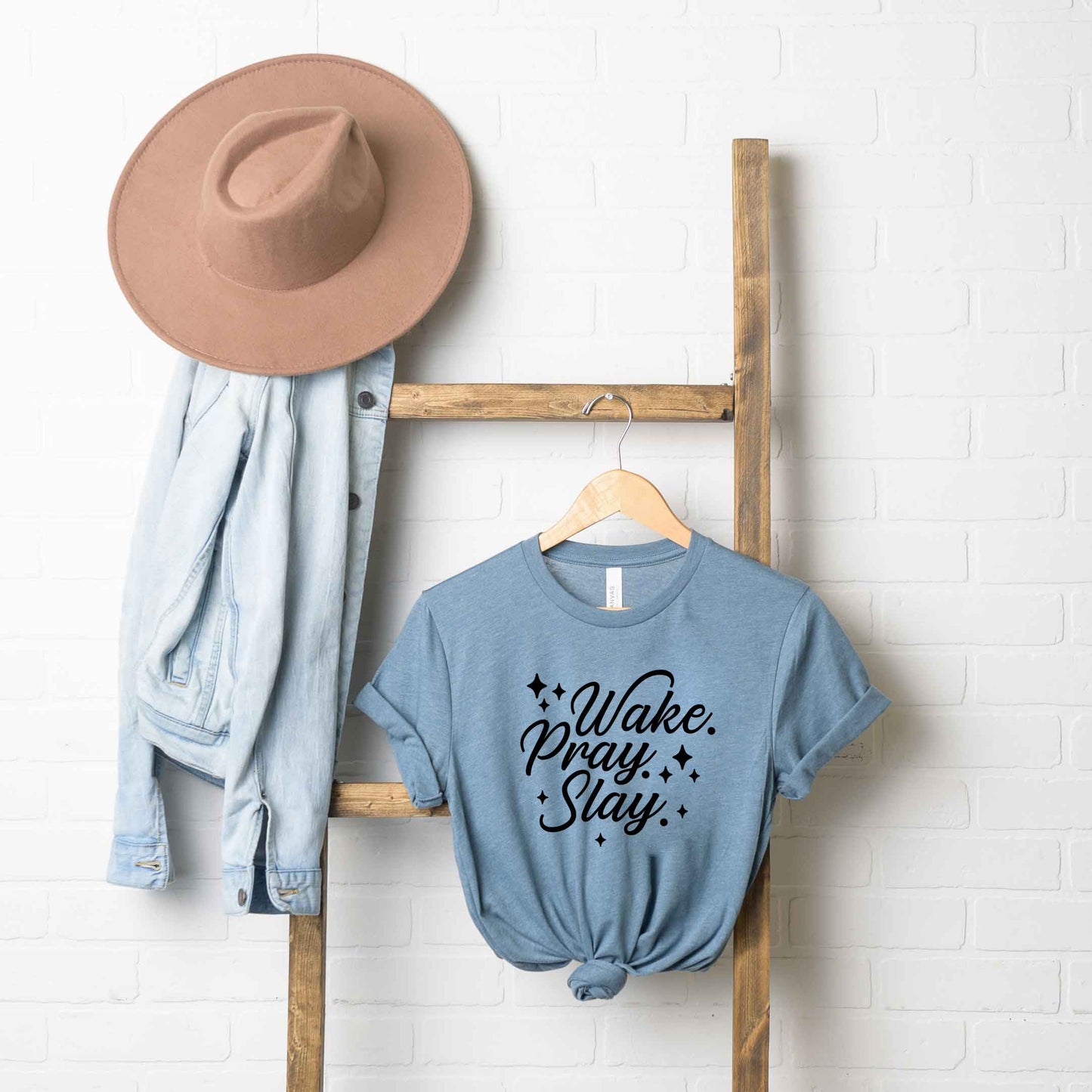 Wake Pray Slay | Short Sleeve Crew Neck