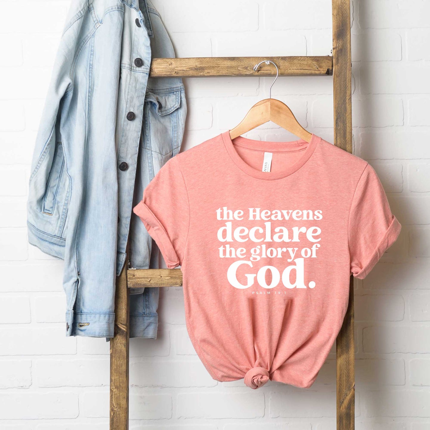 The Glory Of God Scripture | Short Sleeve Crew Neck