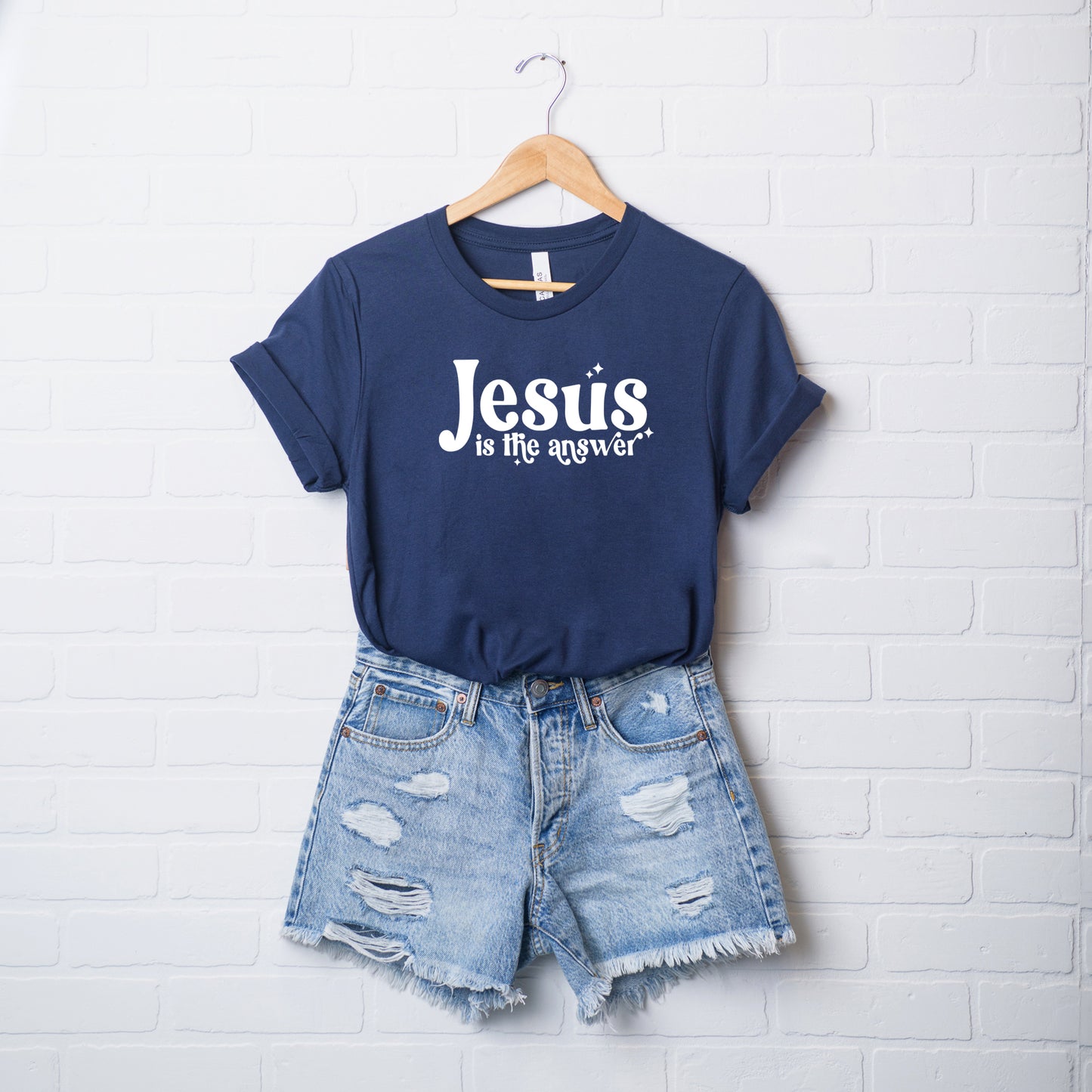 Jesus Is The Answer | Short Sleeve Crew Neck