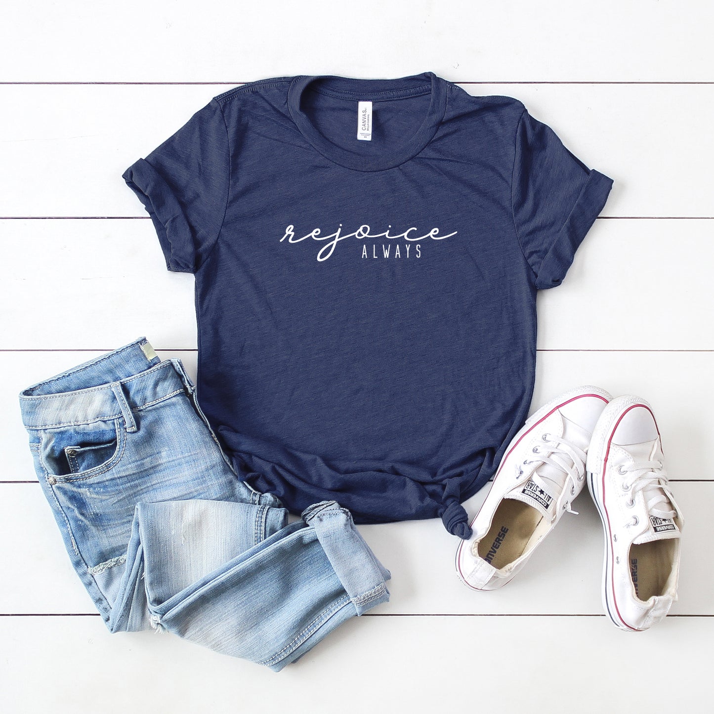 Rejoice Always | Short Sleeve Crew Neck