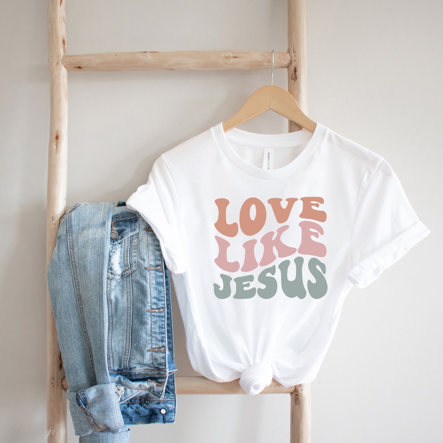 Love Like Jesus Wavy | Short Sleeve Crew Neck